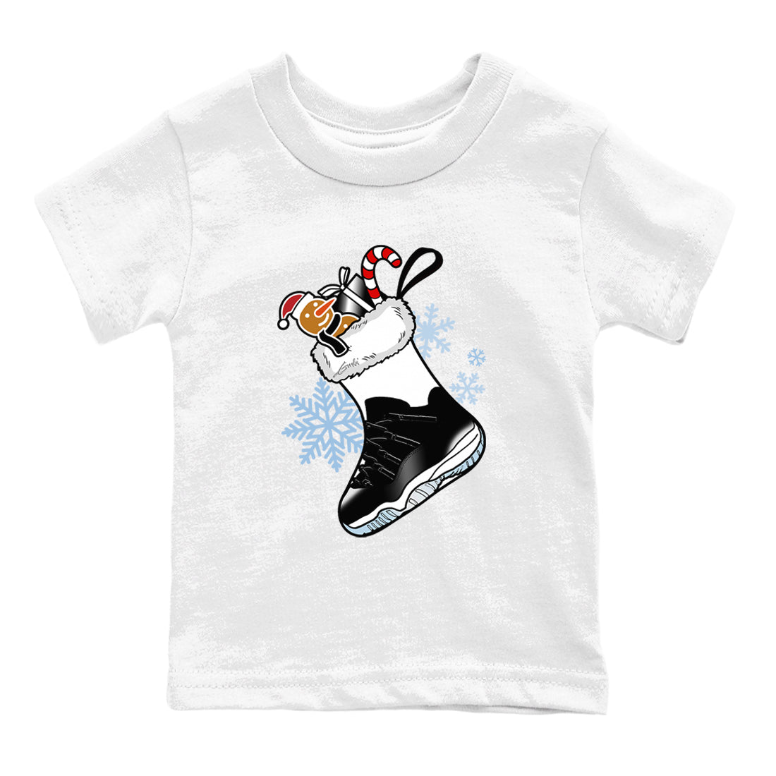 snkmatch Stocking snkmatch Tees Kids - Air Jordan 11 Black And Varsity Royal