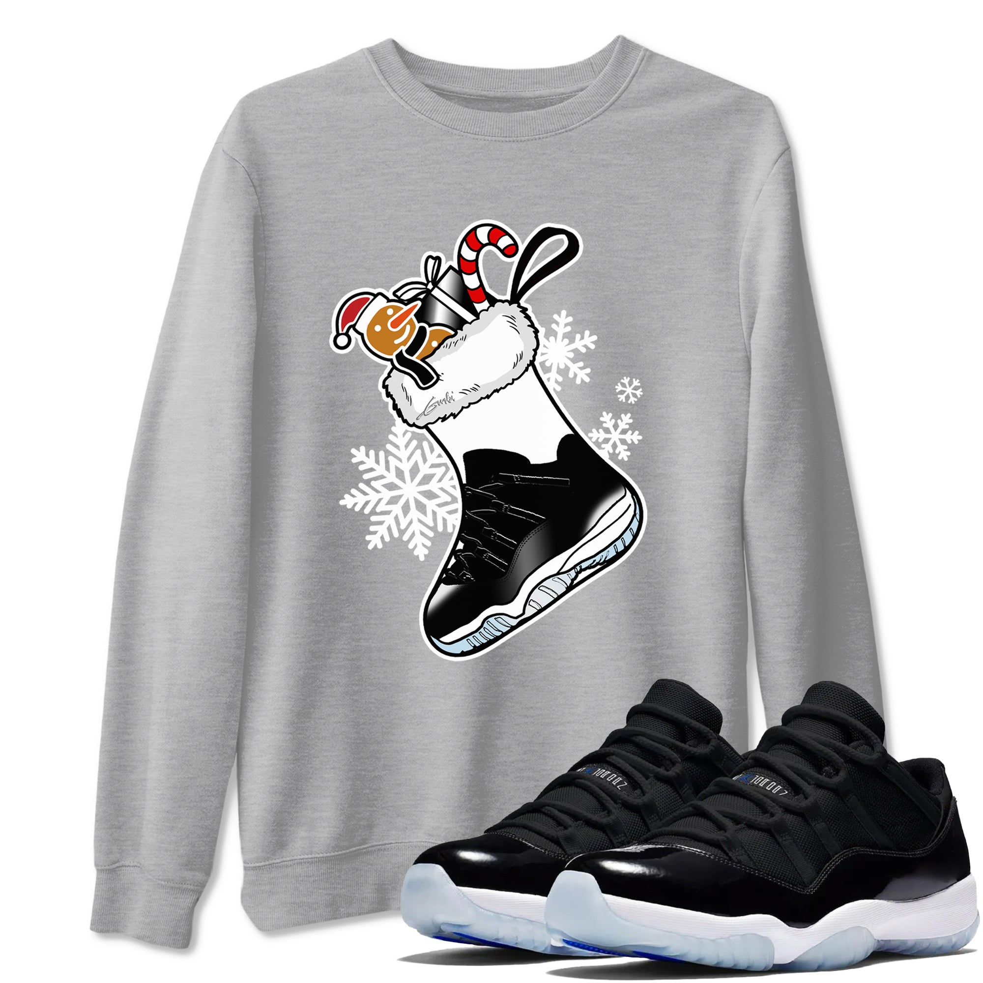 snkmatch Stocking snkmatch Tees - Air Jordan 11 Black And Varsity Royal