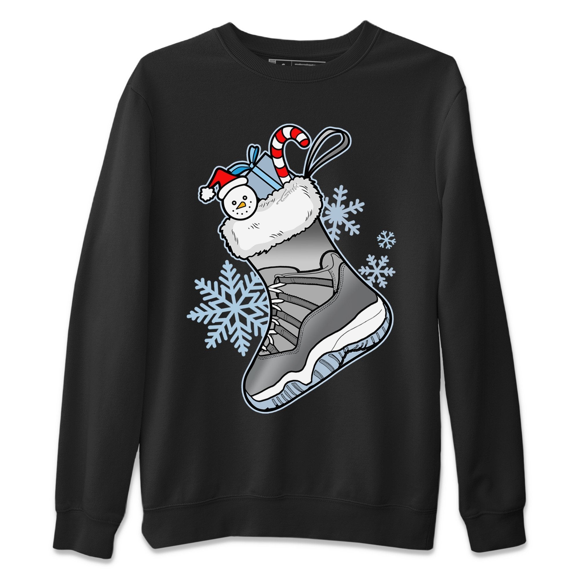 Sneaker Stocking Unisex Tops - Air Jordan 11 Cool Grey