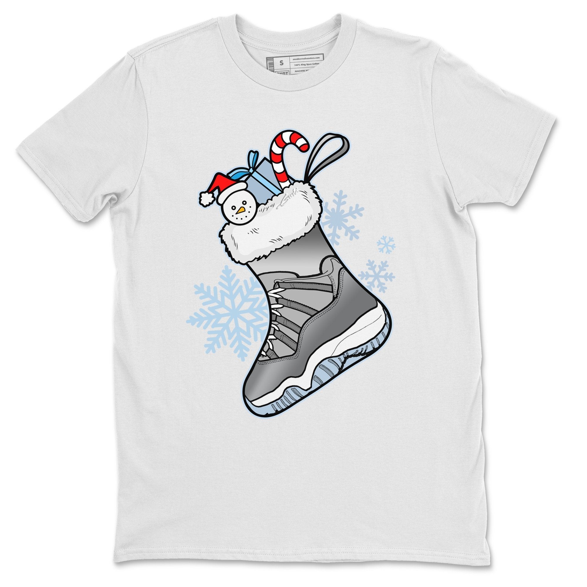 Sneaker Stocking Unisex Tops - Air Jordan 11 Cool Grey
