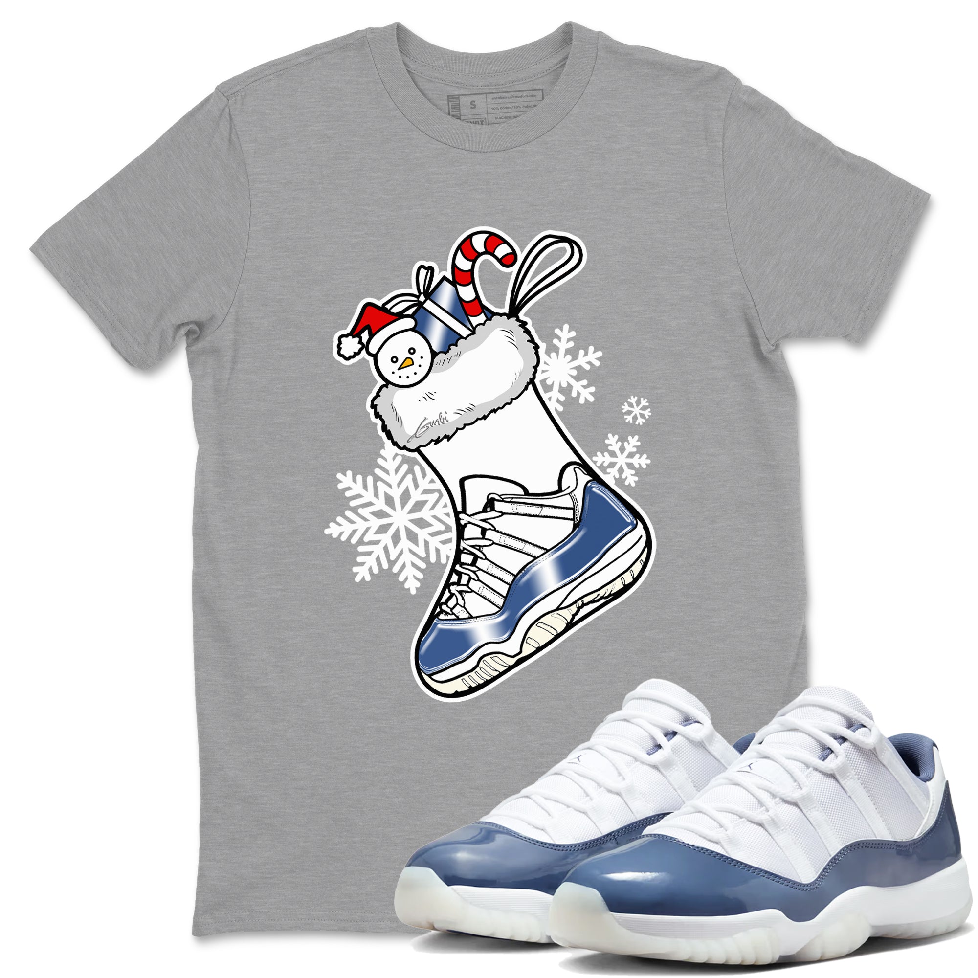 snkmatch Stocking snkmatch Tees - Air Jordan 11 Diffused Blue