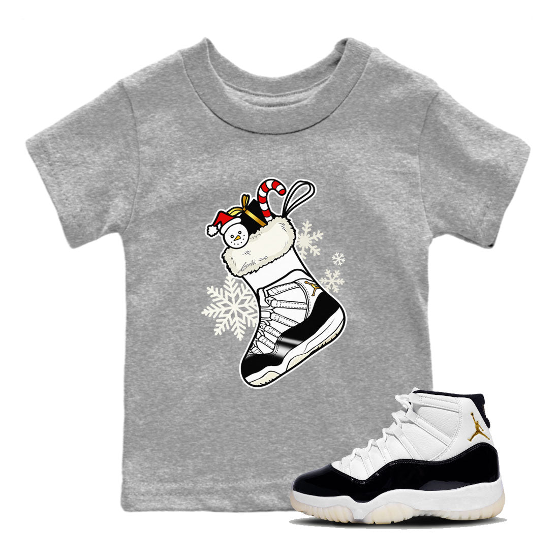 snkmatch Stocking snkmatch Tee Kids - Air Jordan 11 Gratitude