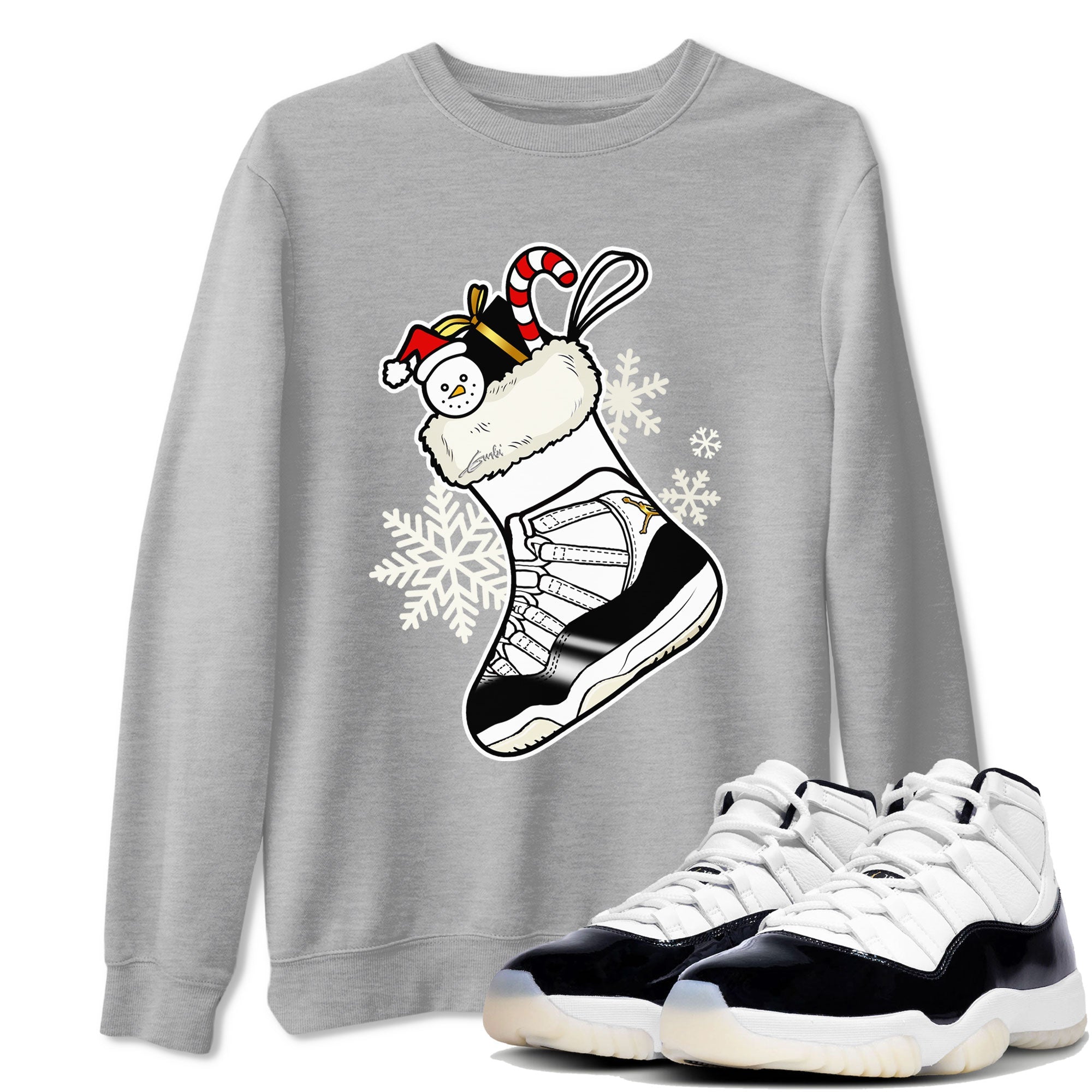 snkmatch Stocking snkmatch Tee - Air Jordan 11 Gratitude