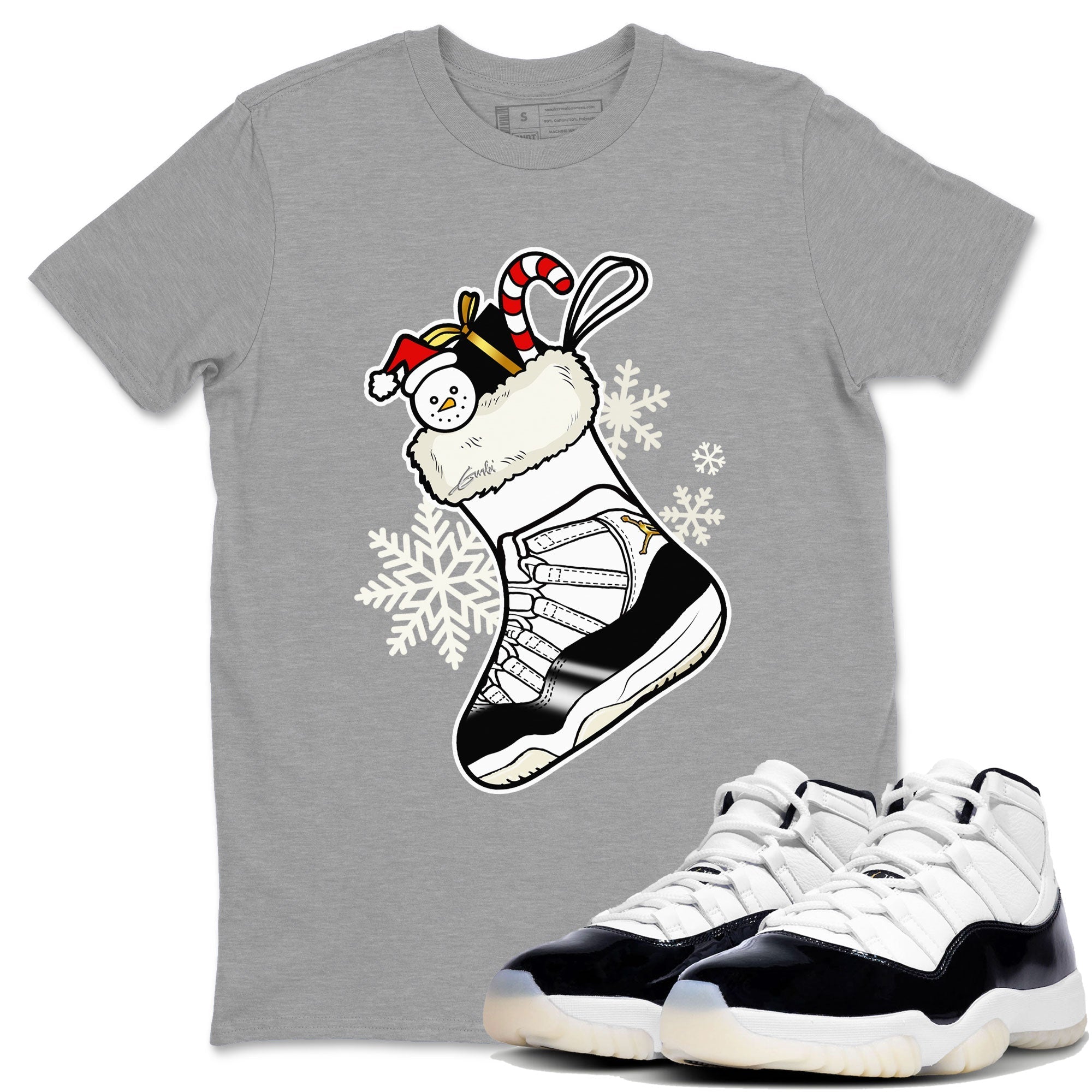snkmatch Stocking snkmatch Tee - Air Jordan 11 Gratitude