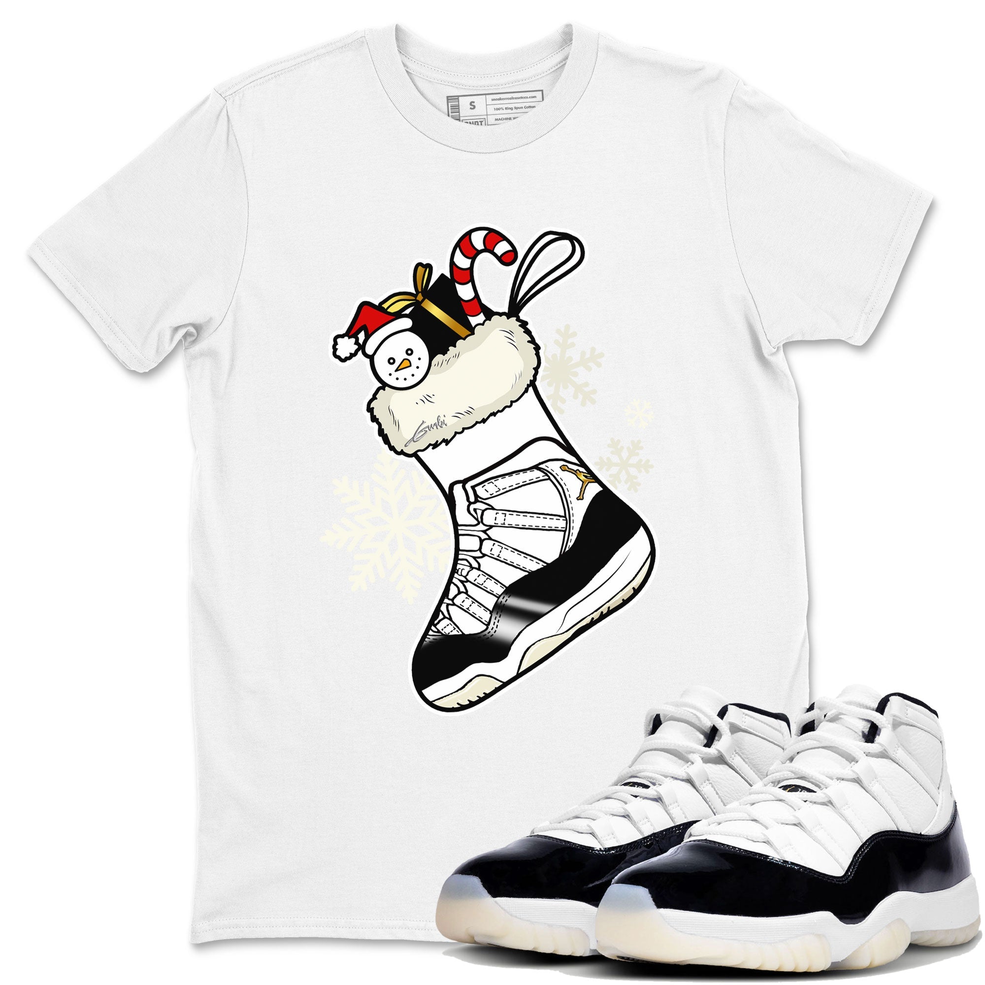 snkmatch Stocking snkmatch Tee - Air Jordan 11 Gratitude