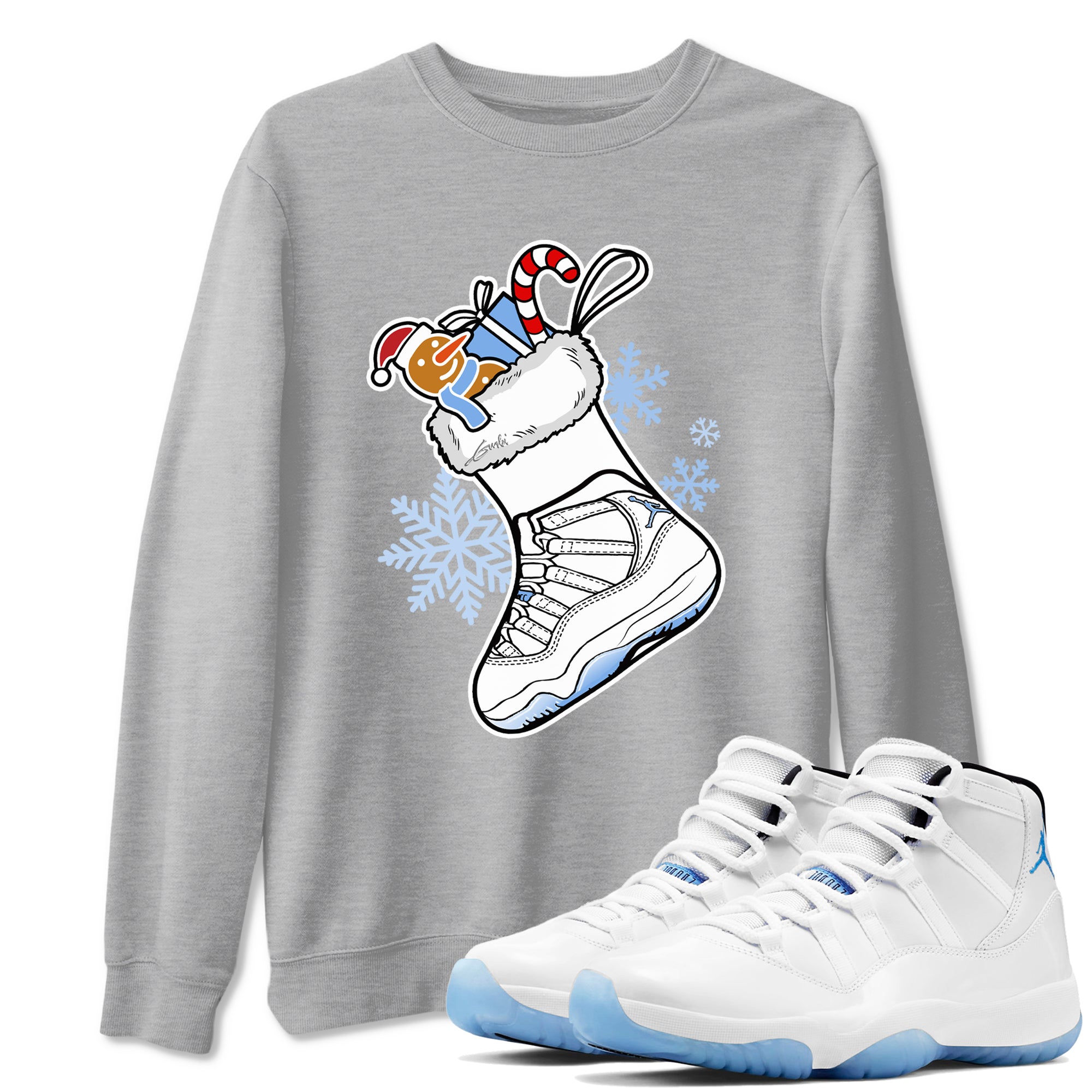 snkmatch Stocking snkmatch Tees - Air Jordan 11 Legend Blue