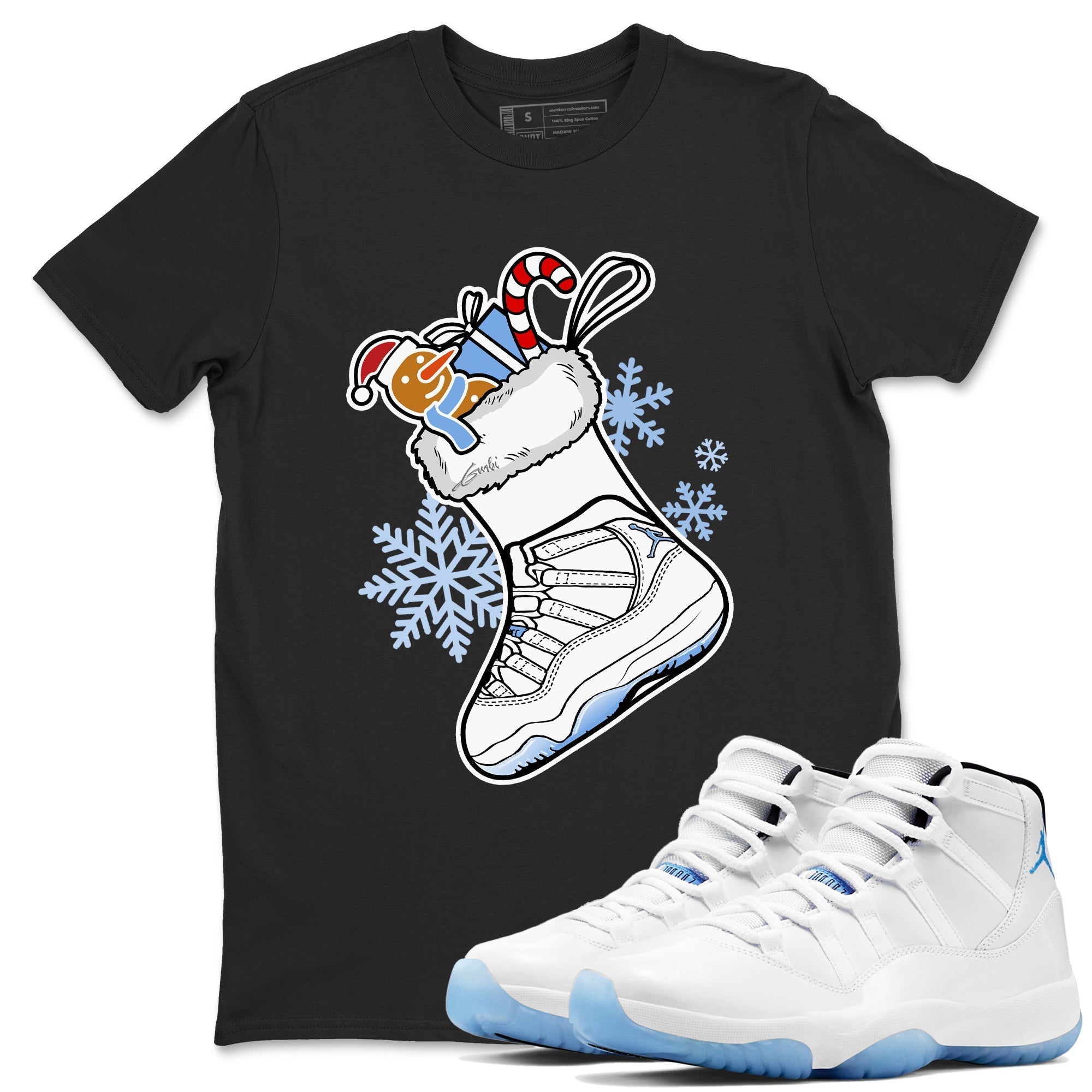 snkmatch Stocking snkmatch Tees - Air Jordan 11 Legend Blue