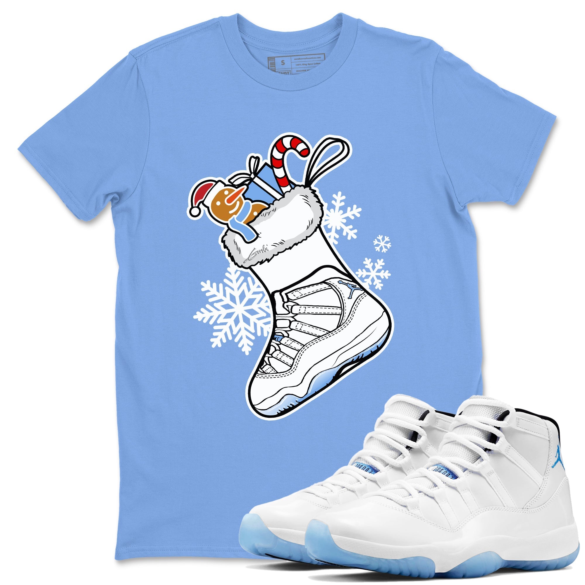 snkmatch Stocking snkmatch Tees - Air Jordan 11 Legend Blue