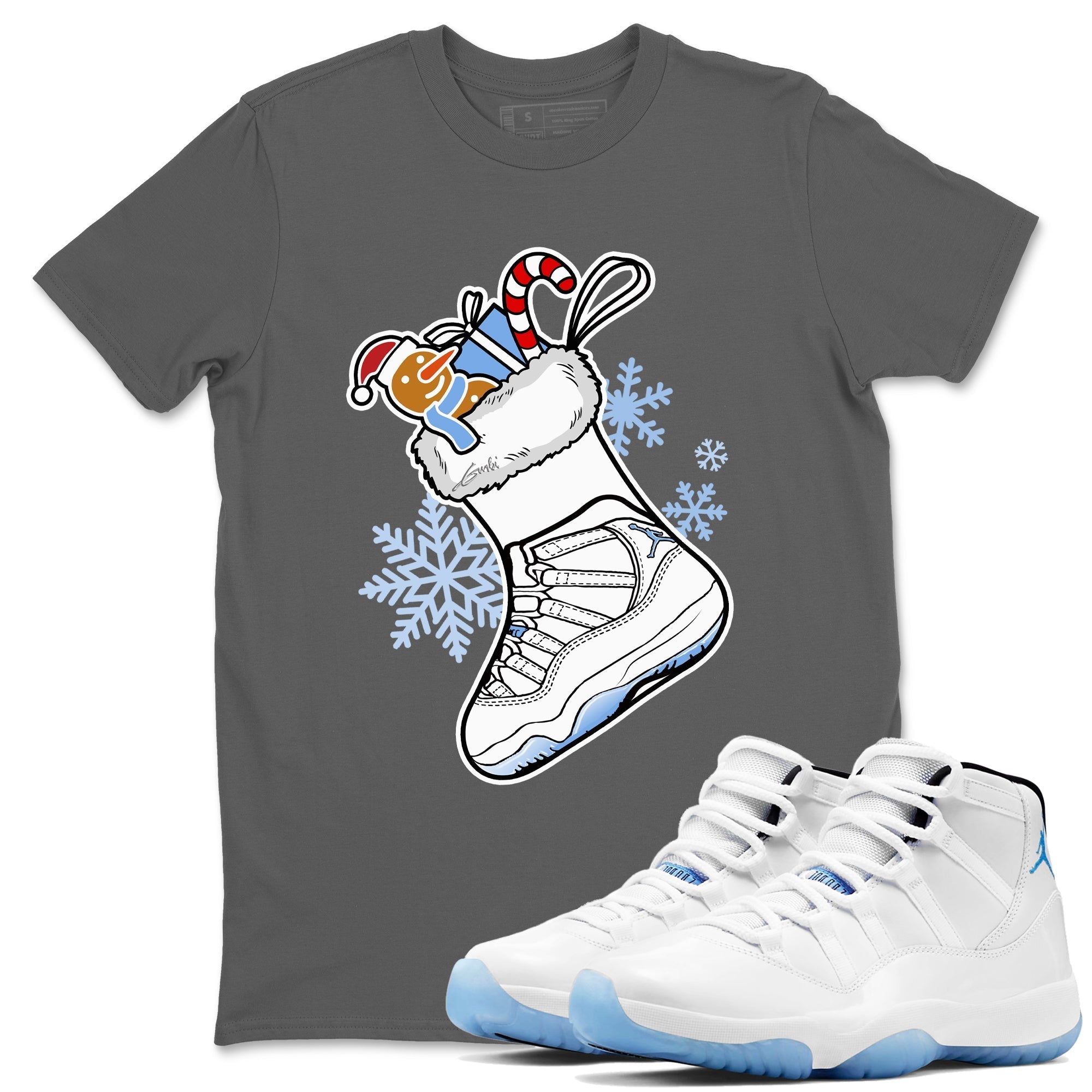 snkmatch Stocking snkmatch Tees - Air Jordan 11 Legend Blue