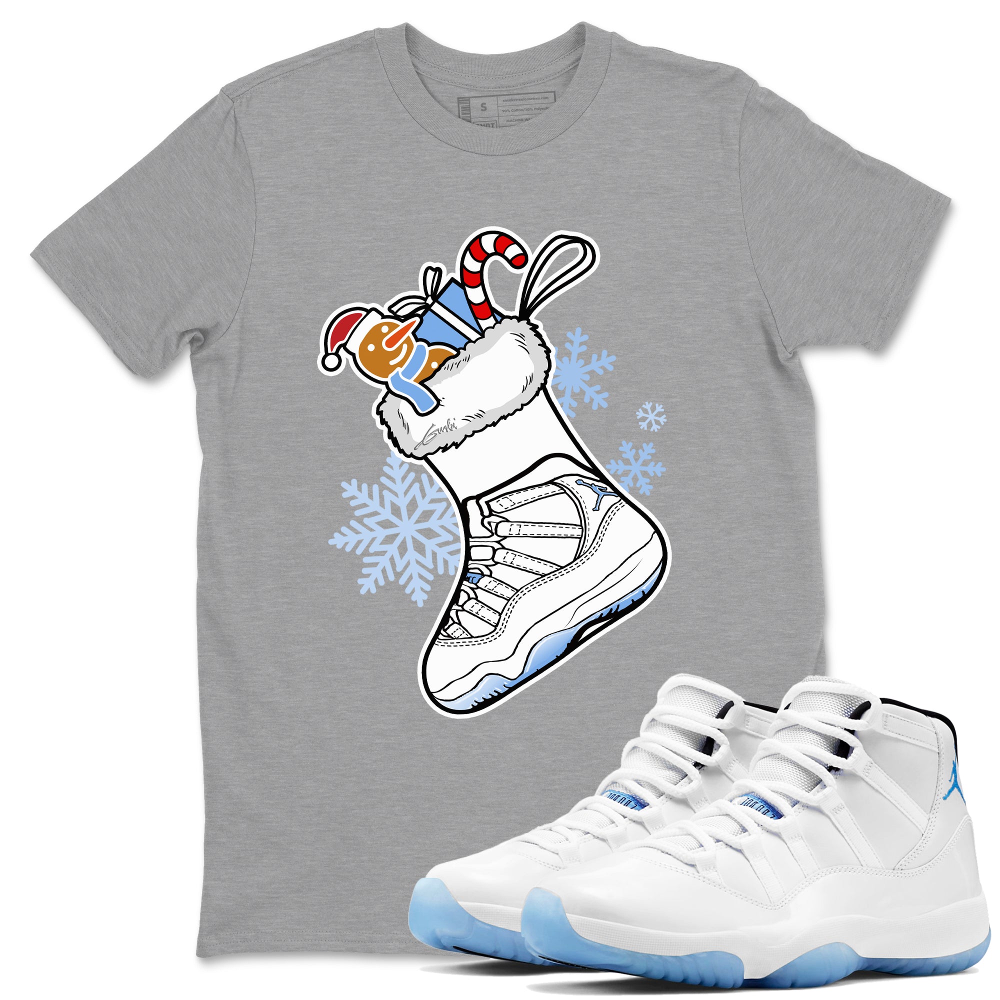 snkmatch Stocking snkmatch Tees - Air Jordan 11 Legend Blue