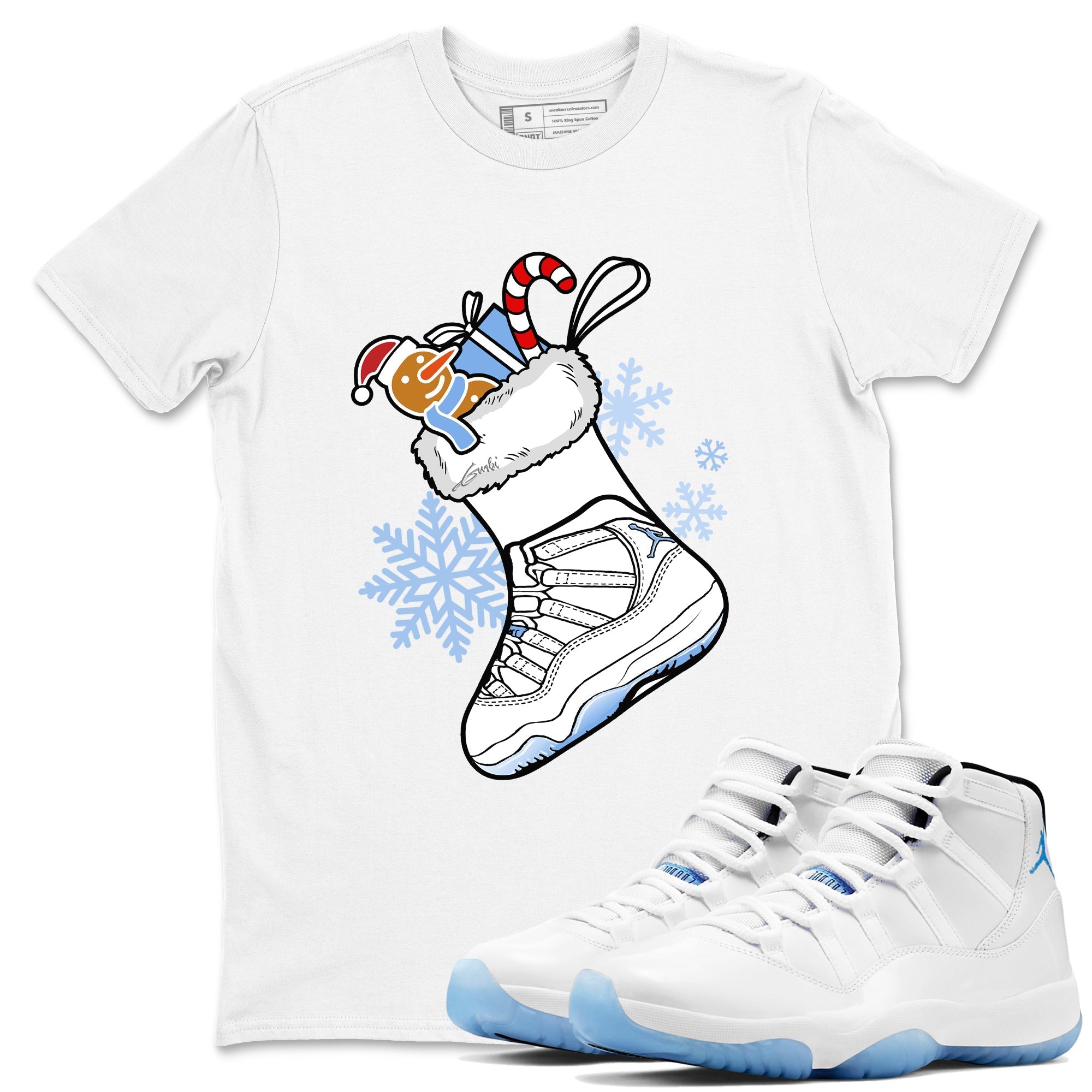 snkmatch Stocking snkmatch Tees - Air Jordan 11 Legend Blue