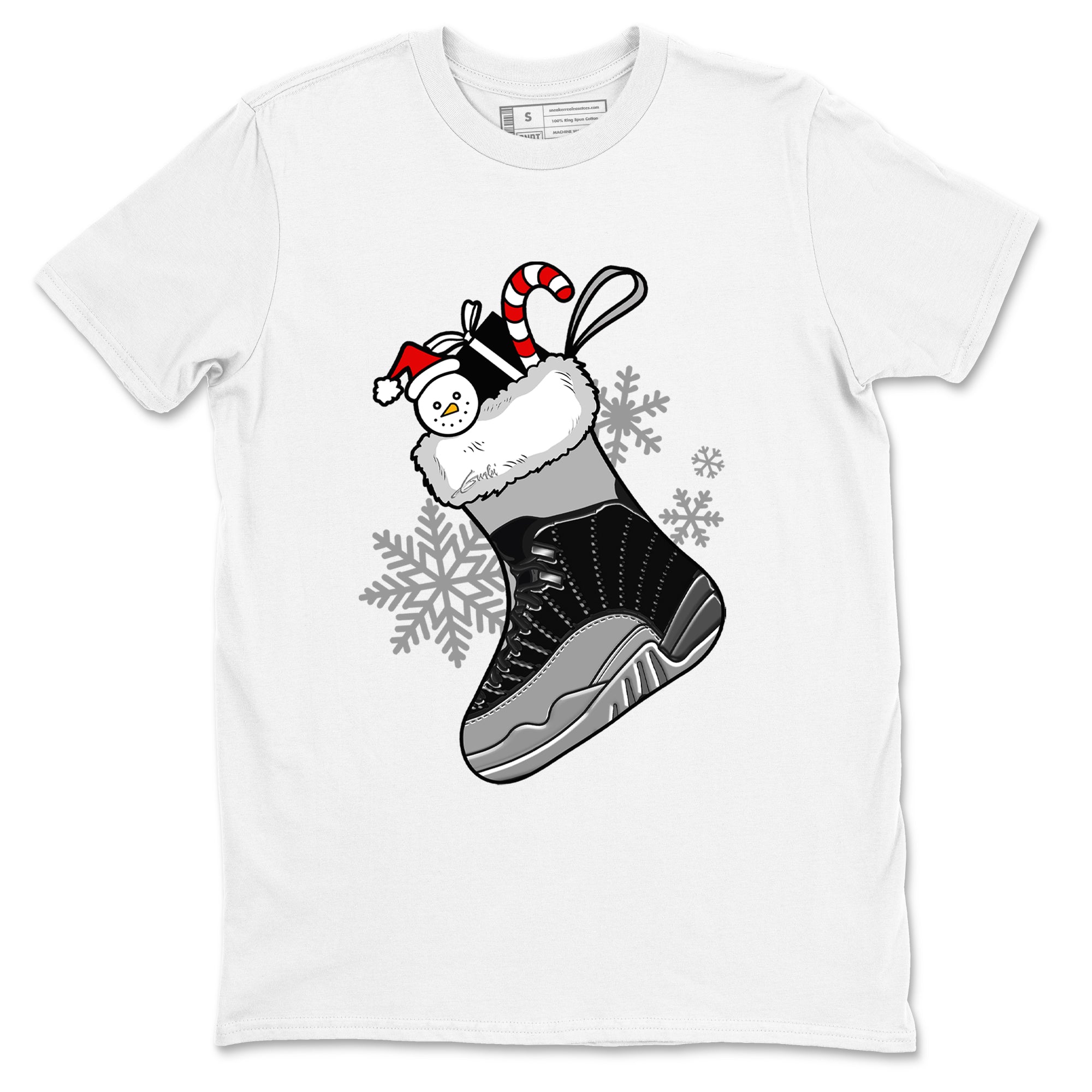 snkmatch Stocking snkmatch Tees - Air Jordan 12 Black Wolf Grey