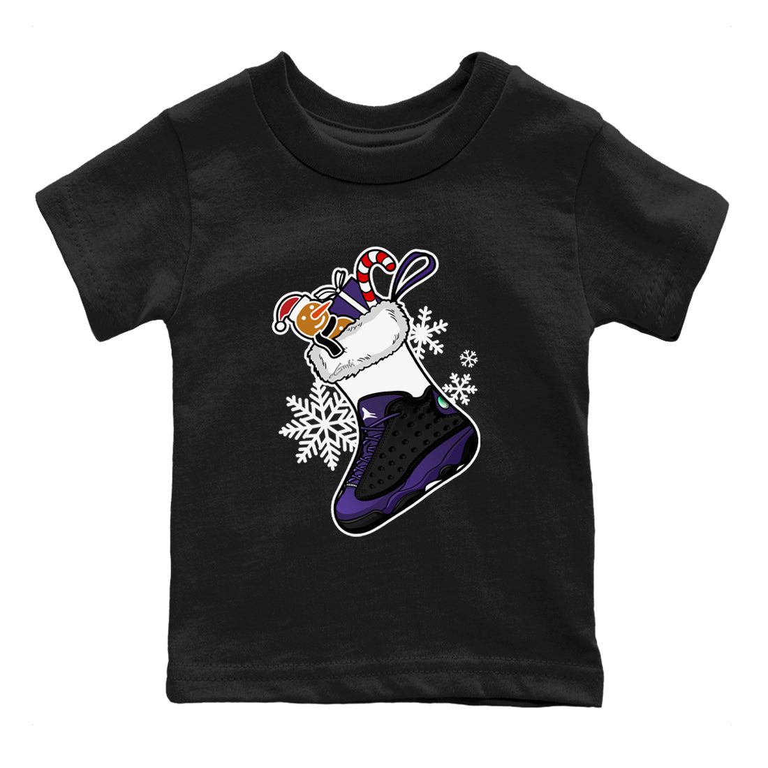 snkmatch Stocking snkmatch Tees Kids - Air Jordan 13 Court Purple