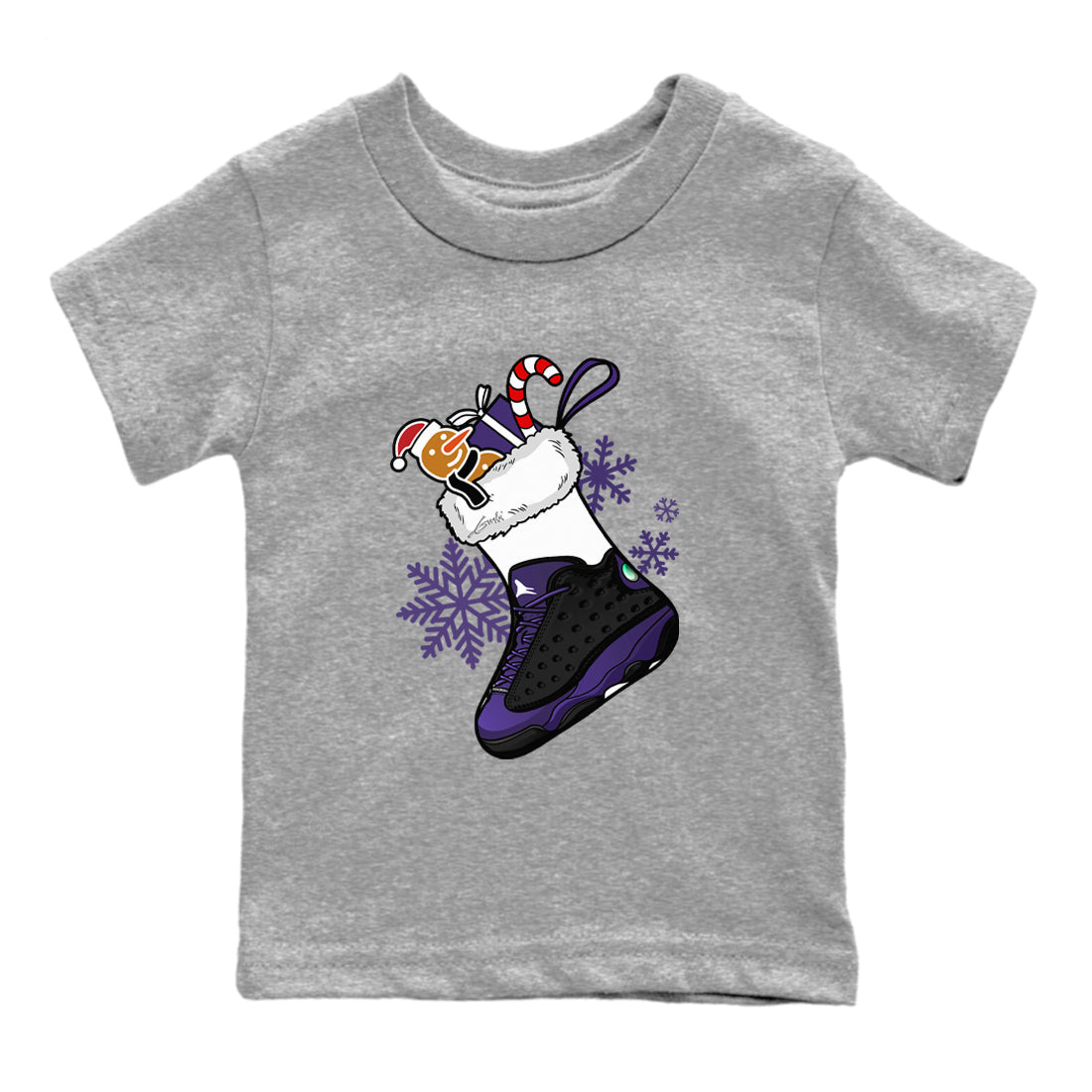 snkmatch Stocking snkmatch Tees Kids - Air Jordan 13 Court Purple