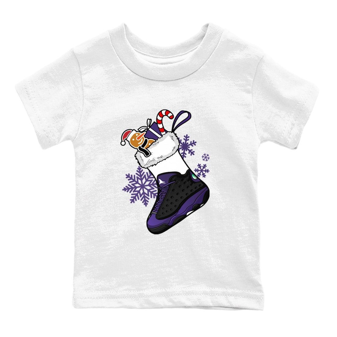snkmatch Stocking snkmatch Tees Kids - Air Jordan 13 Court Purple