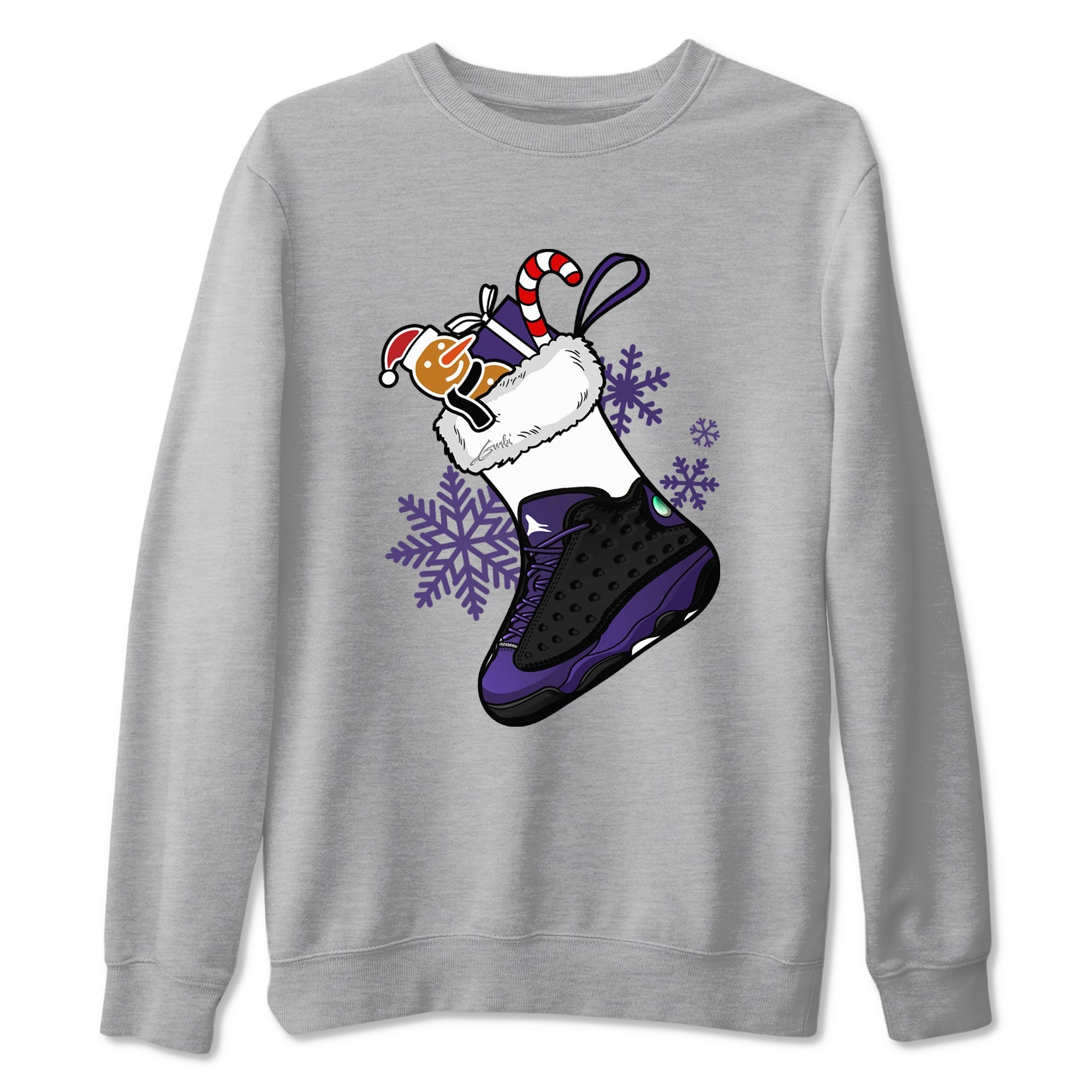 snkmatch Stocking snkmatch Tees - Air Jordan 13 Court Purple