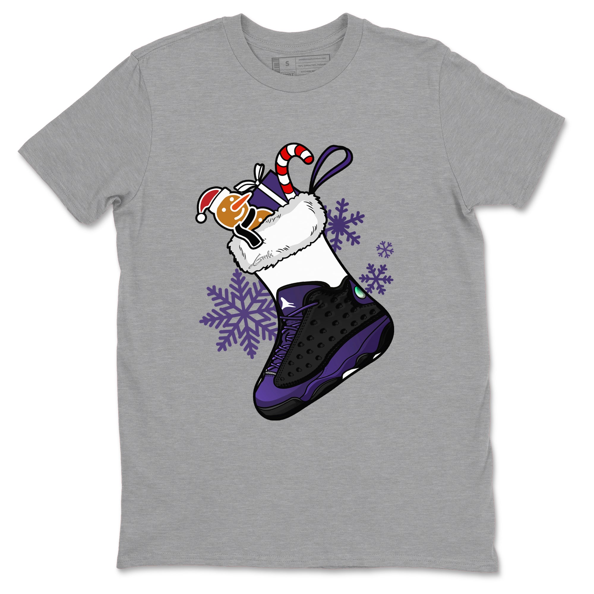 snkmatch Stocking snkmatch Tees - Air Jordan 13 Court Purple