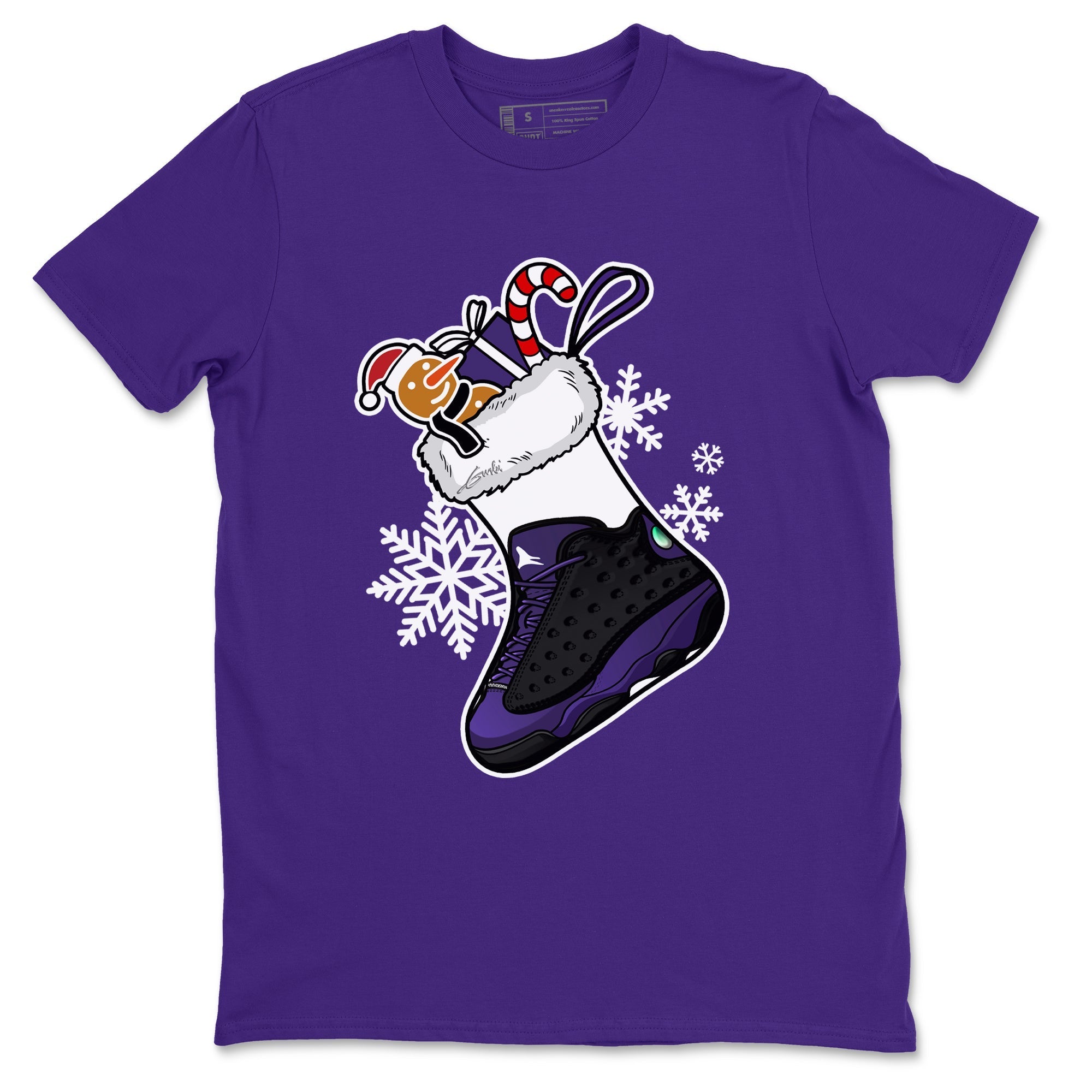snkmatch Stocking snkmatch Tees - Air Jordan 13 Court Purple