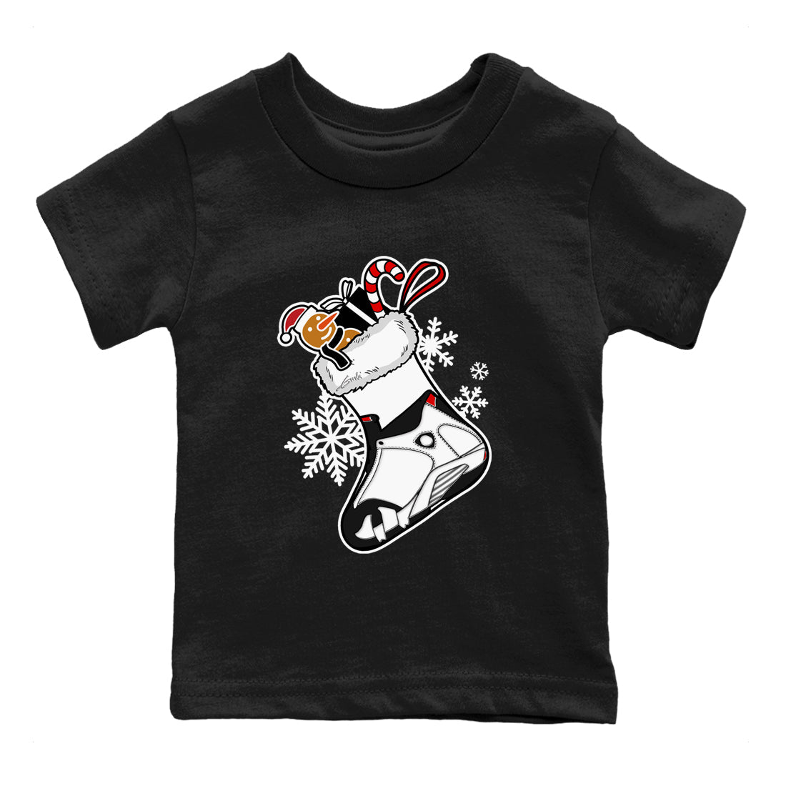 snkmatch Stocking snkmatch Tees Kids - Air Jordan 14 Black Toe