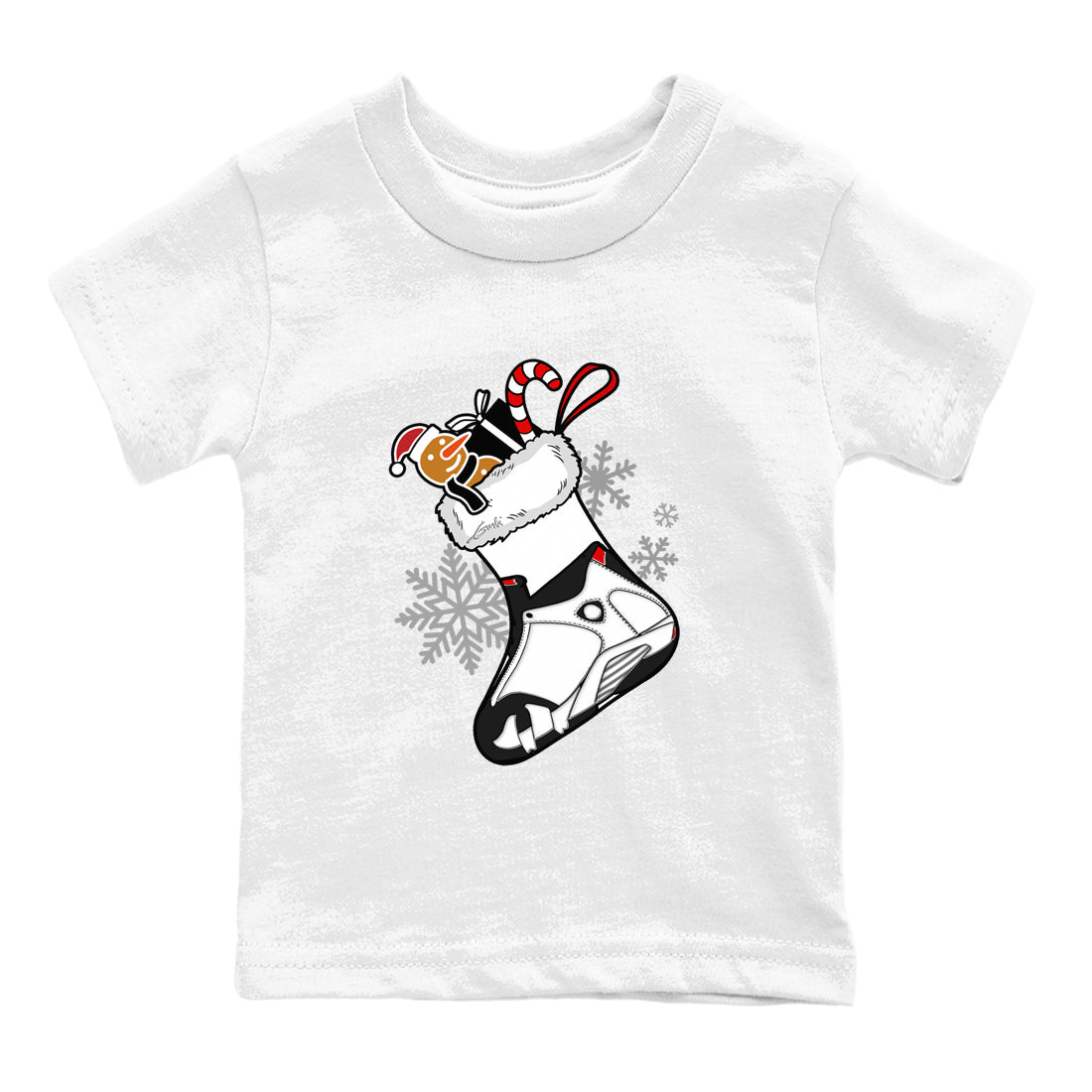 snkmatch Stocking snkmatch Tees Kids - Air Jordan 14 Black Toe