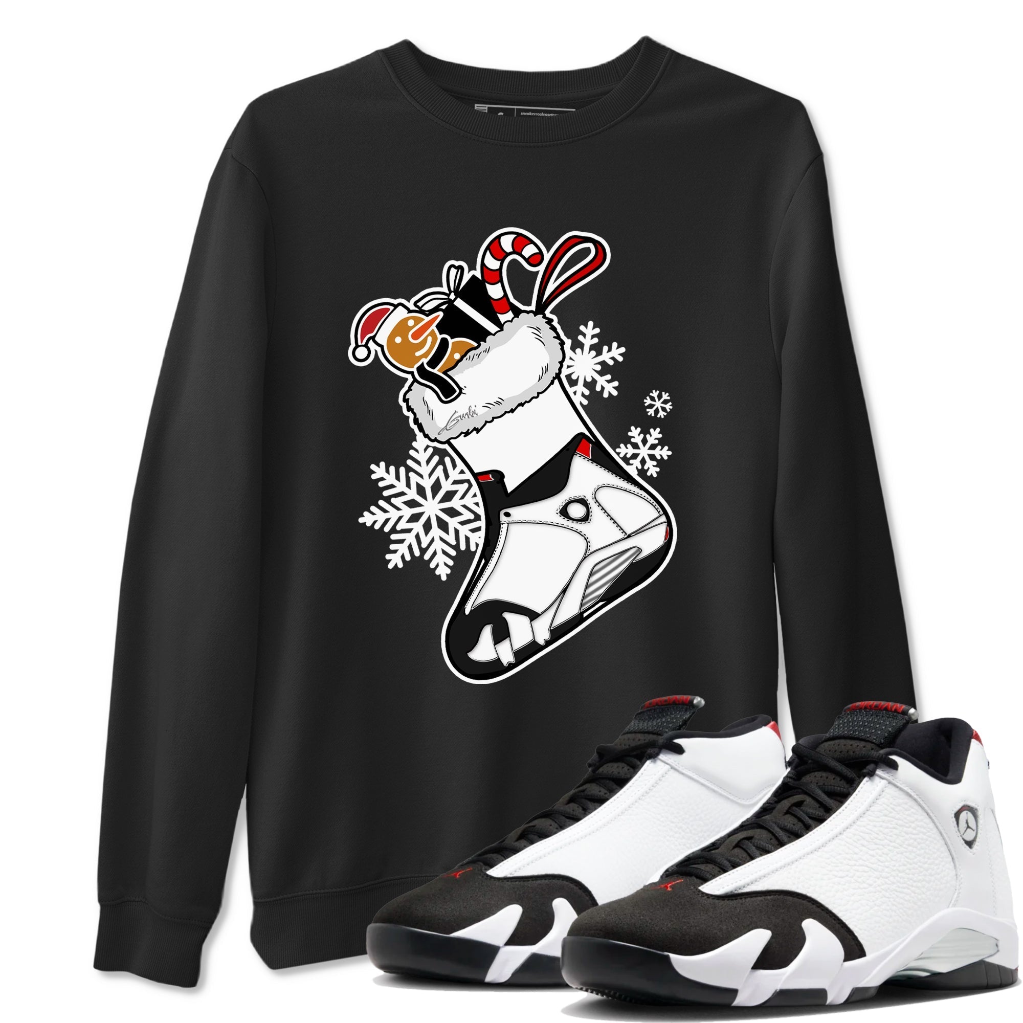 snkmatch Stocking snkmatch Tees - Air Jordan 14 Black Toe