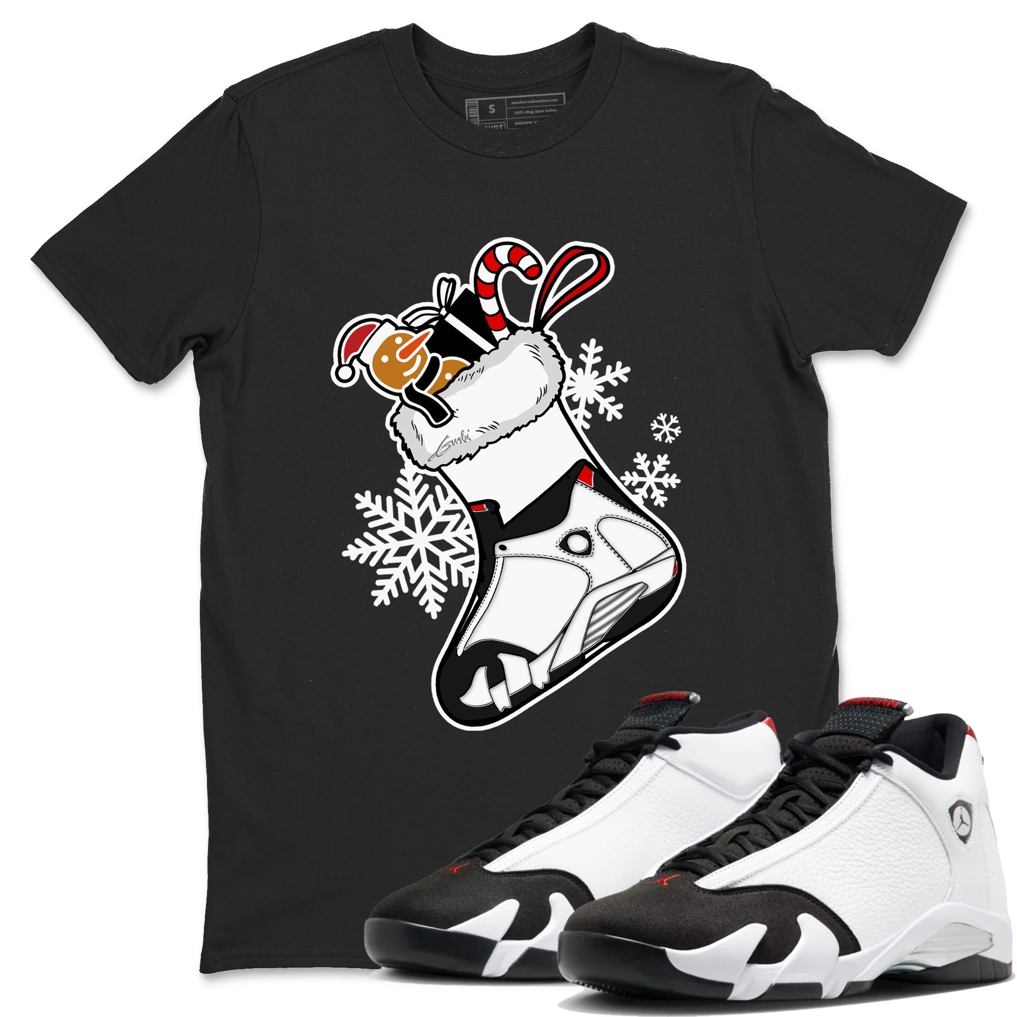 snkmatch Stocking snkmatch Tees - Air Jordan 14 Black Toe