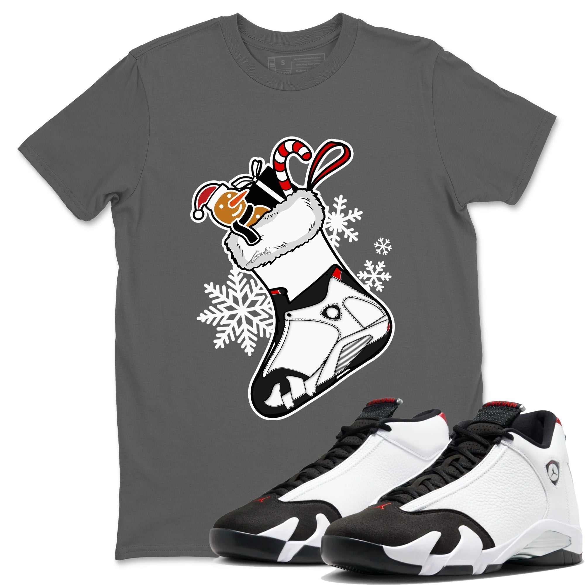 snkmatch Stocking snkmatch Tees - Air Jordan 14 Black Toe