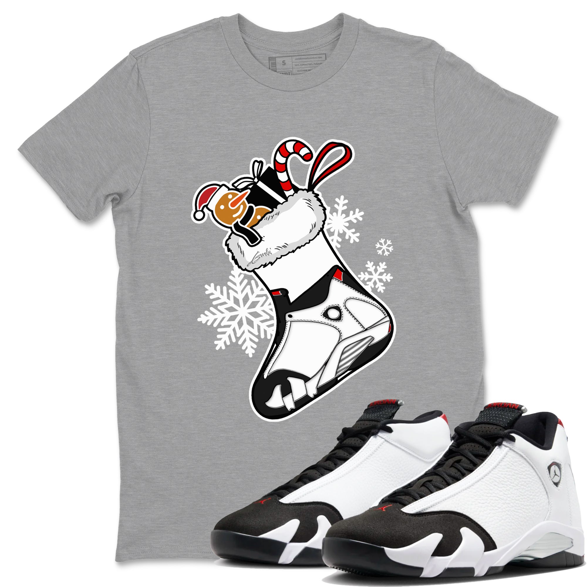snkmatch Stocking snkmatch Tees - Air Jordan 14 Black Toe