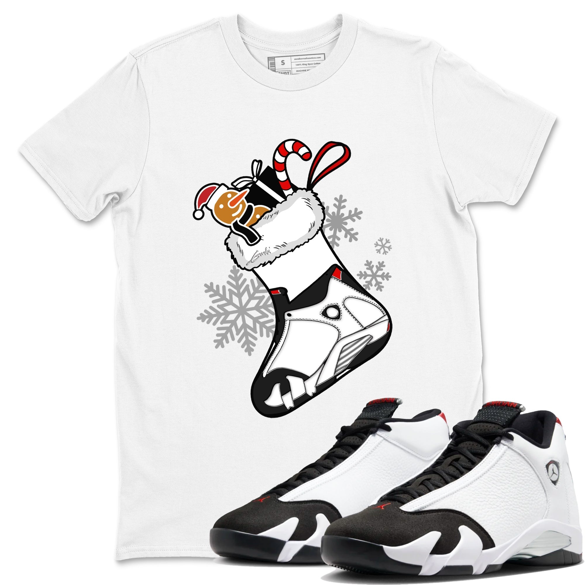 snkmatch Stocking snkmatch Tees - Air Jordan 14 Black Toe