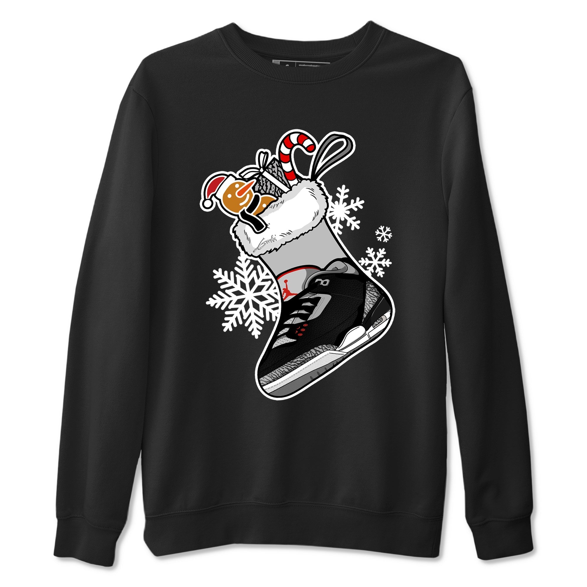 snkmatch Stocking snkmatch Tees - Air Jordan 3 Black Cement