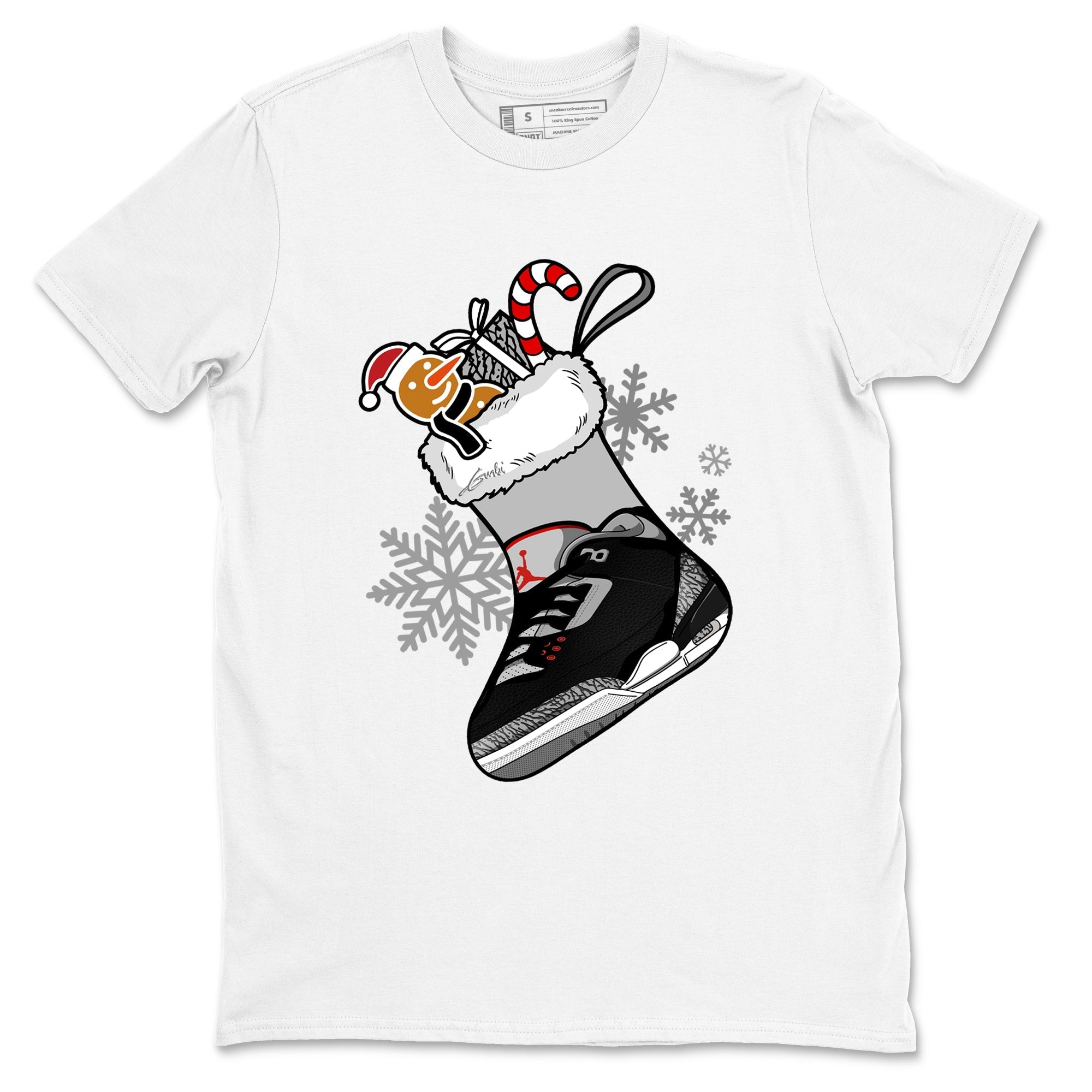 snkmatch Stocking snkmatch Tees - Air Jordan 3 Black Cement