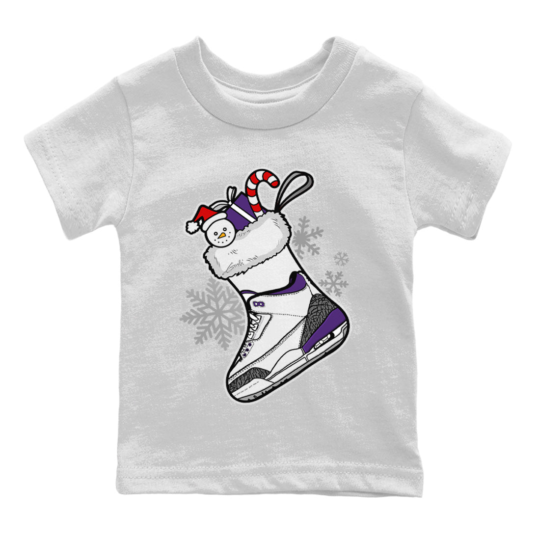 snkmatch Stocking Kids Tops - Air Jordan 3 Dark Iris