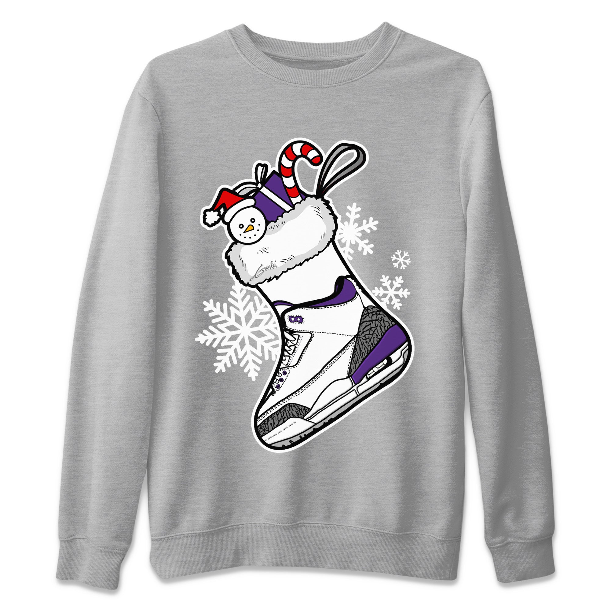snkmatch Stocking Unisex Tops - Air Jordan 3 Dark Iris