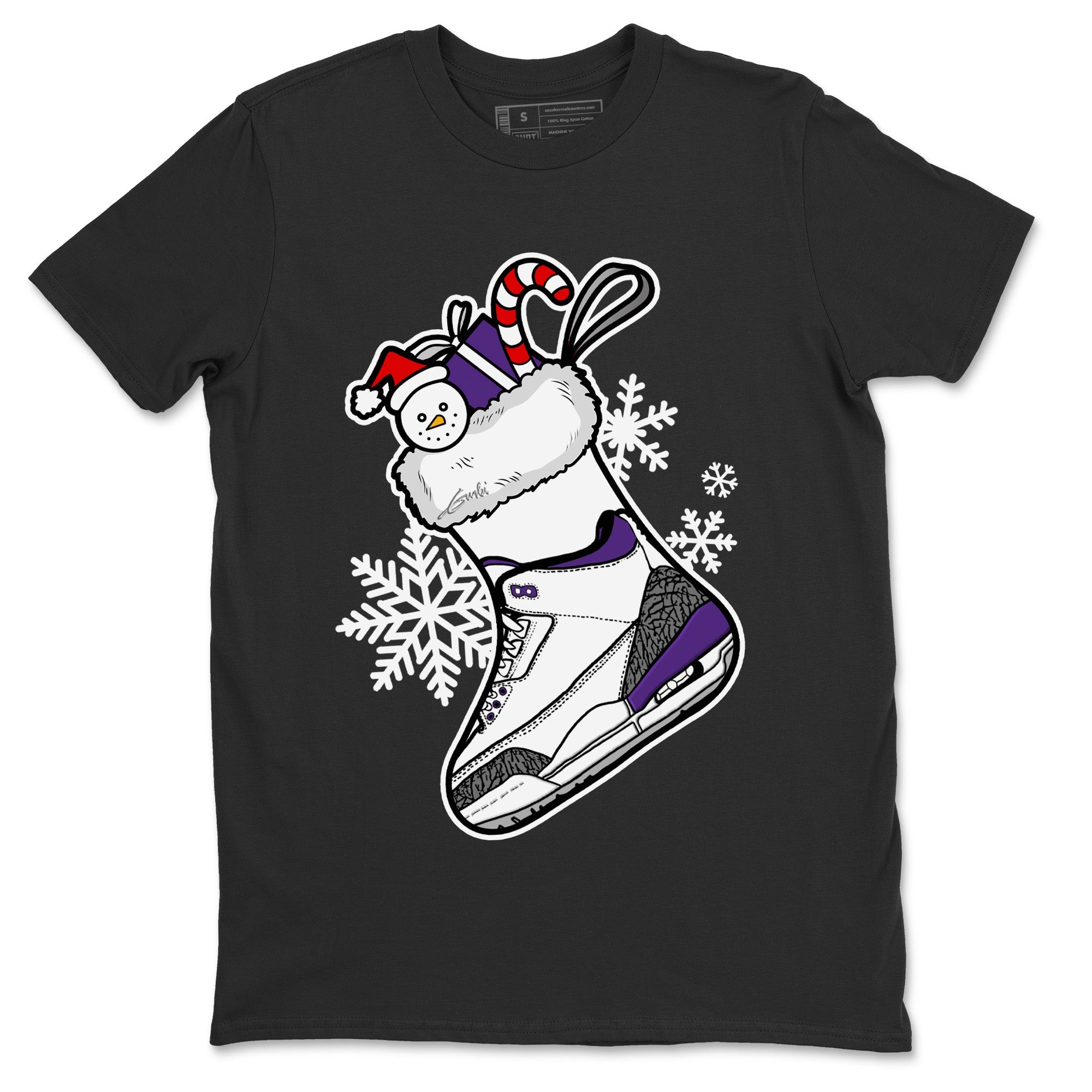 snkmatch Stocking Unisex Tops - Air Jordan 3 Dark Iris