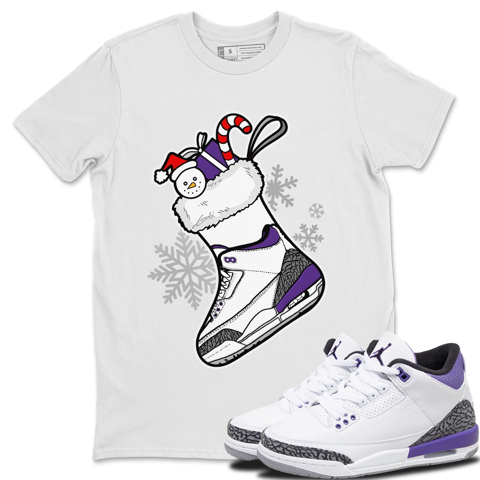 snkmatch Stocking Unisex Tops - Air Jordan 3 Dark Iris