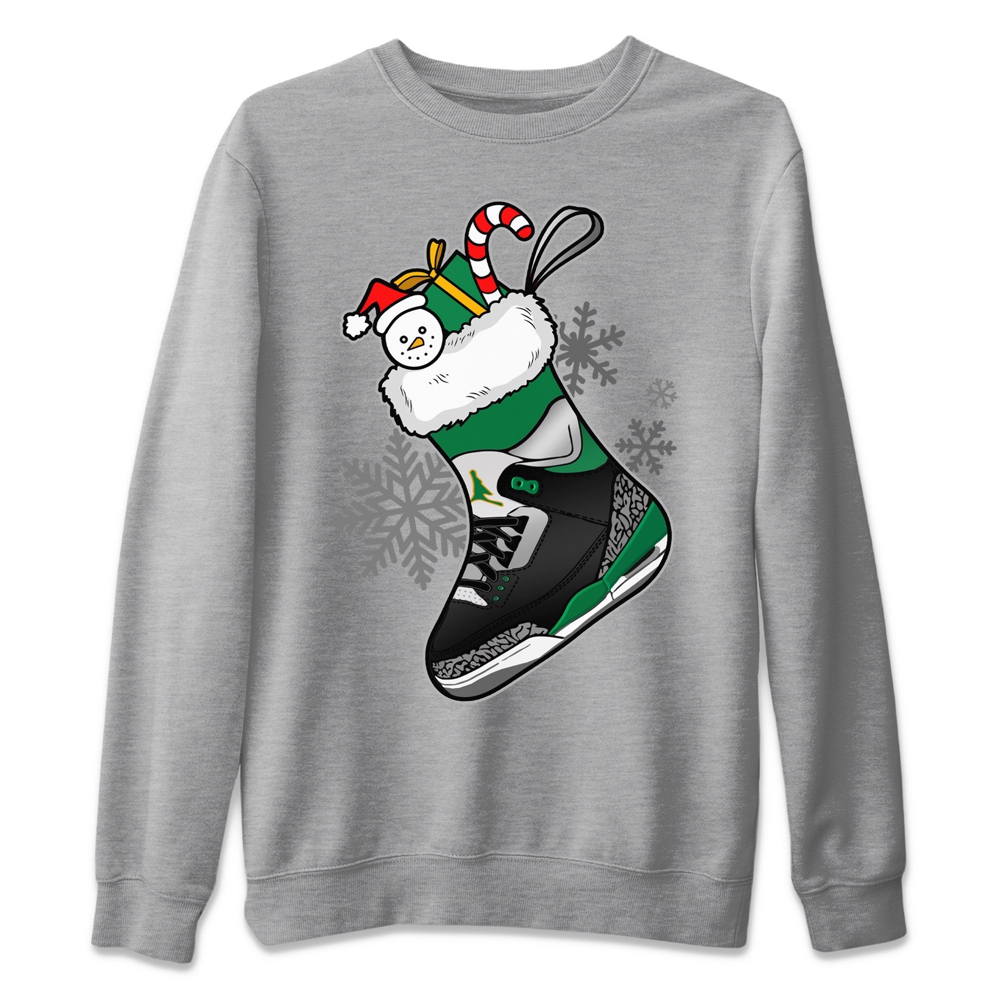snkmatch Stocking Unisex Tops - Air Jordan 3 Pine Green