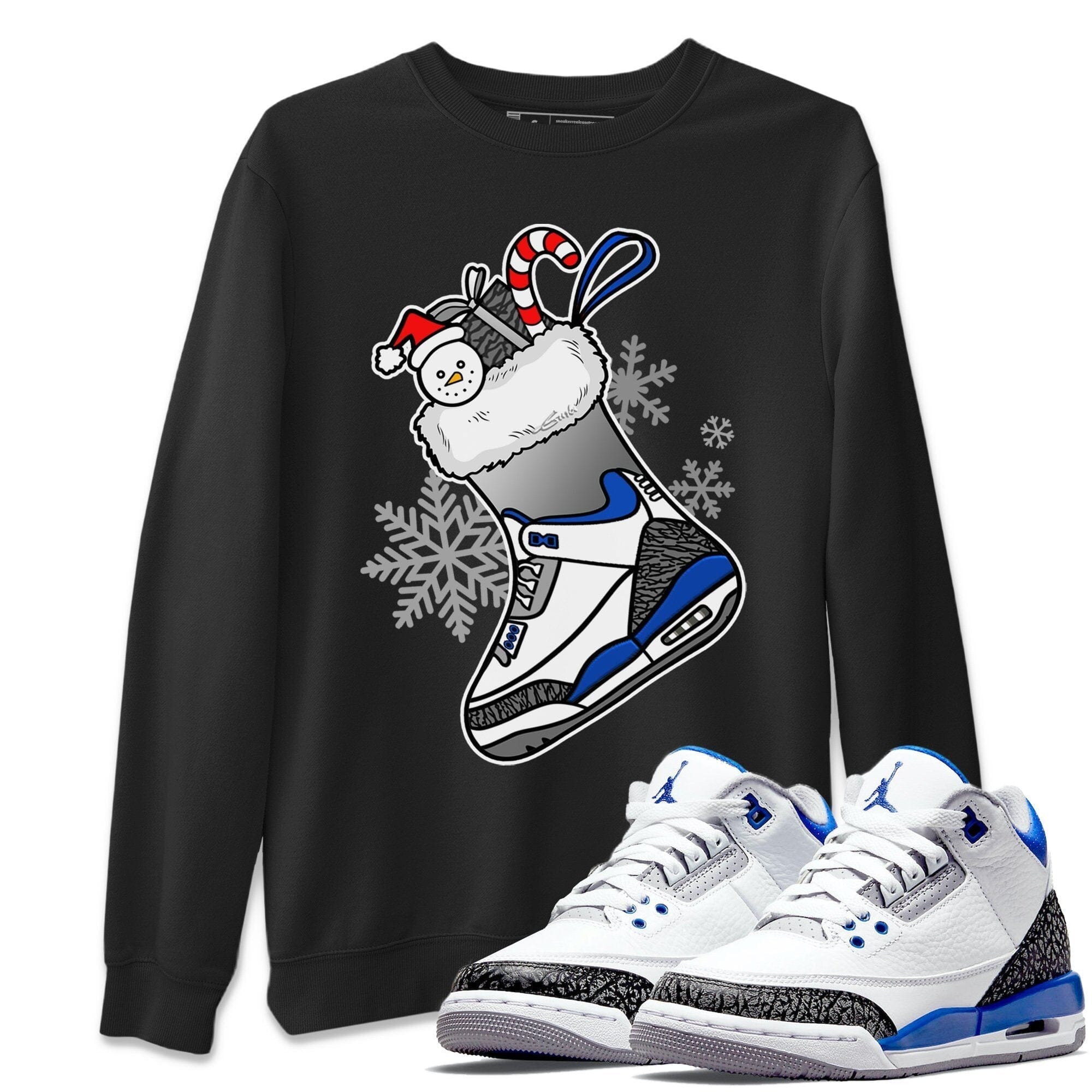 snkmatch Stocking Unisex Tops - Air Jordan 3 Racer Blue