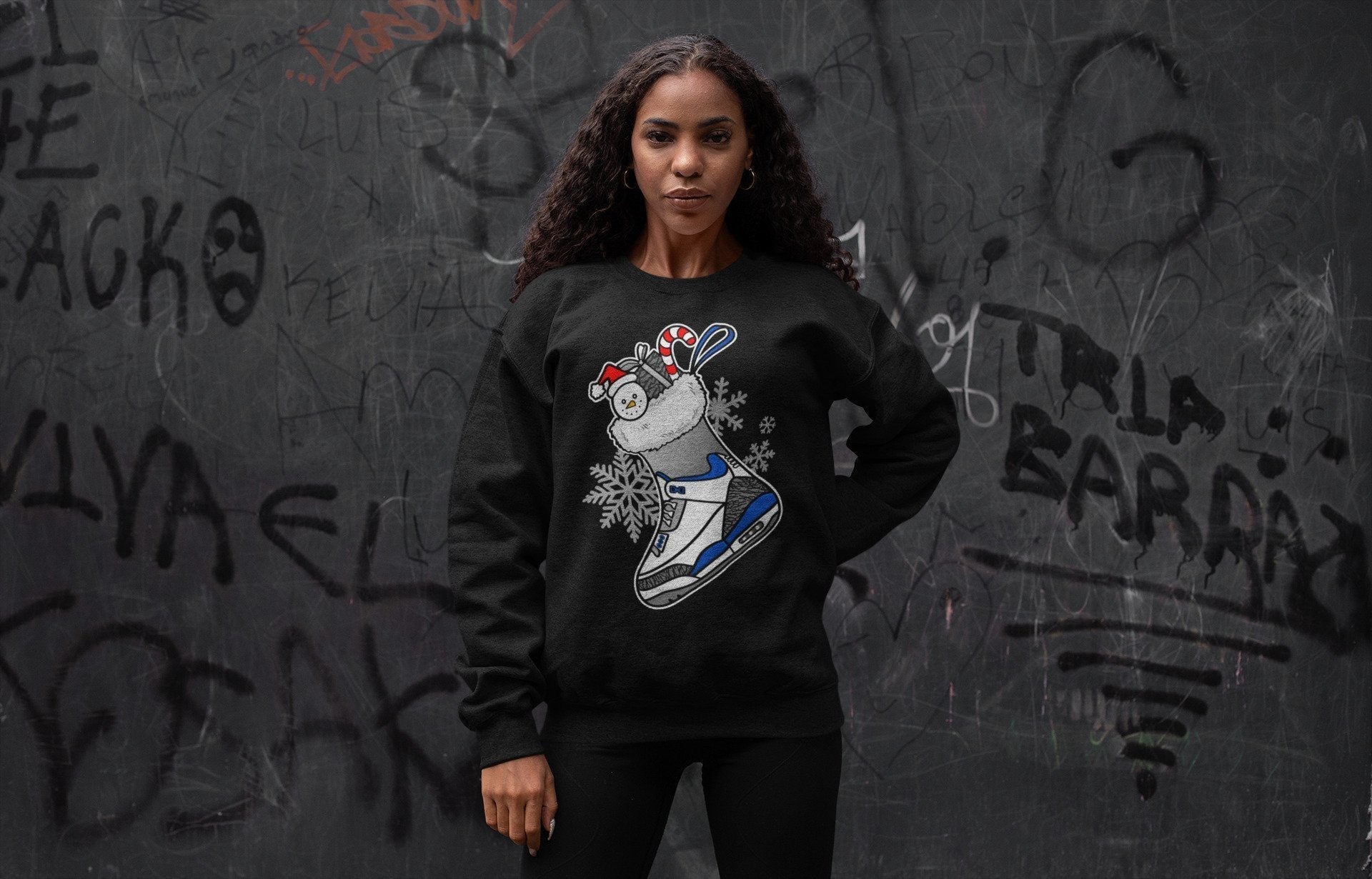 snkmatch Stocking Unisex Tops - Air Jordan 3 Racer Blue
