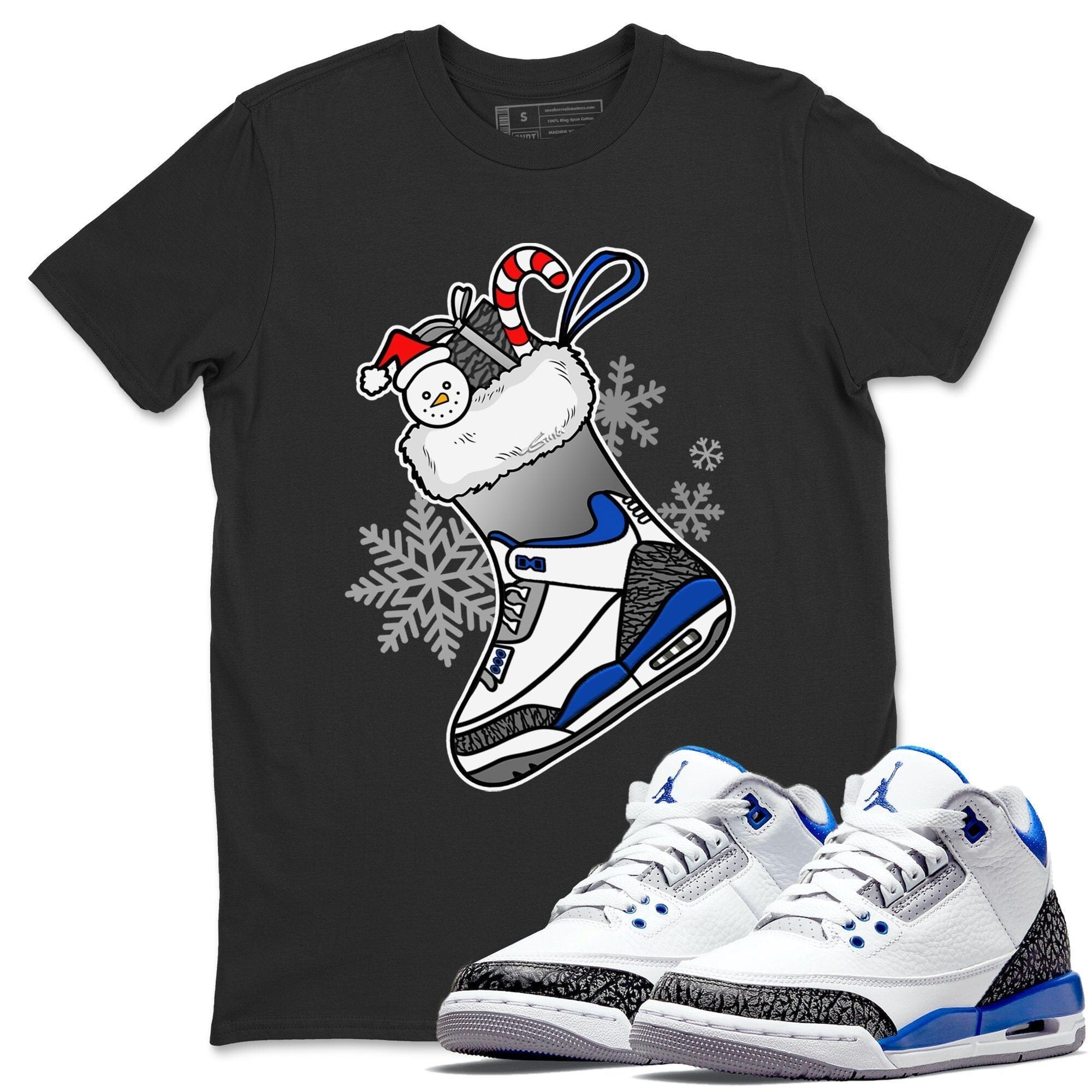 snkmatch Stocking Unisex Tops - Air Jordan 3 Racer Blue