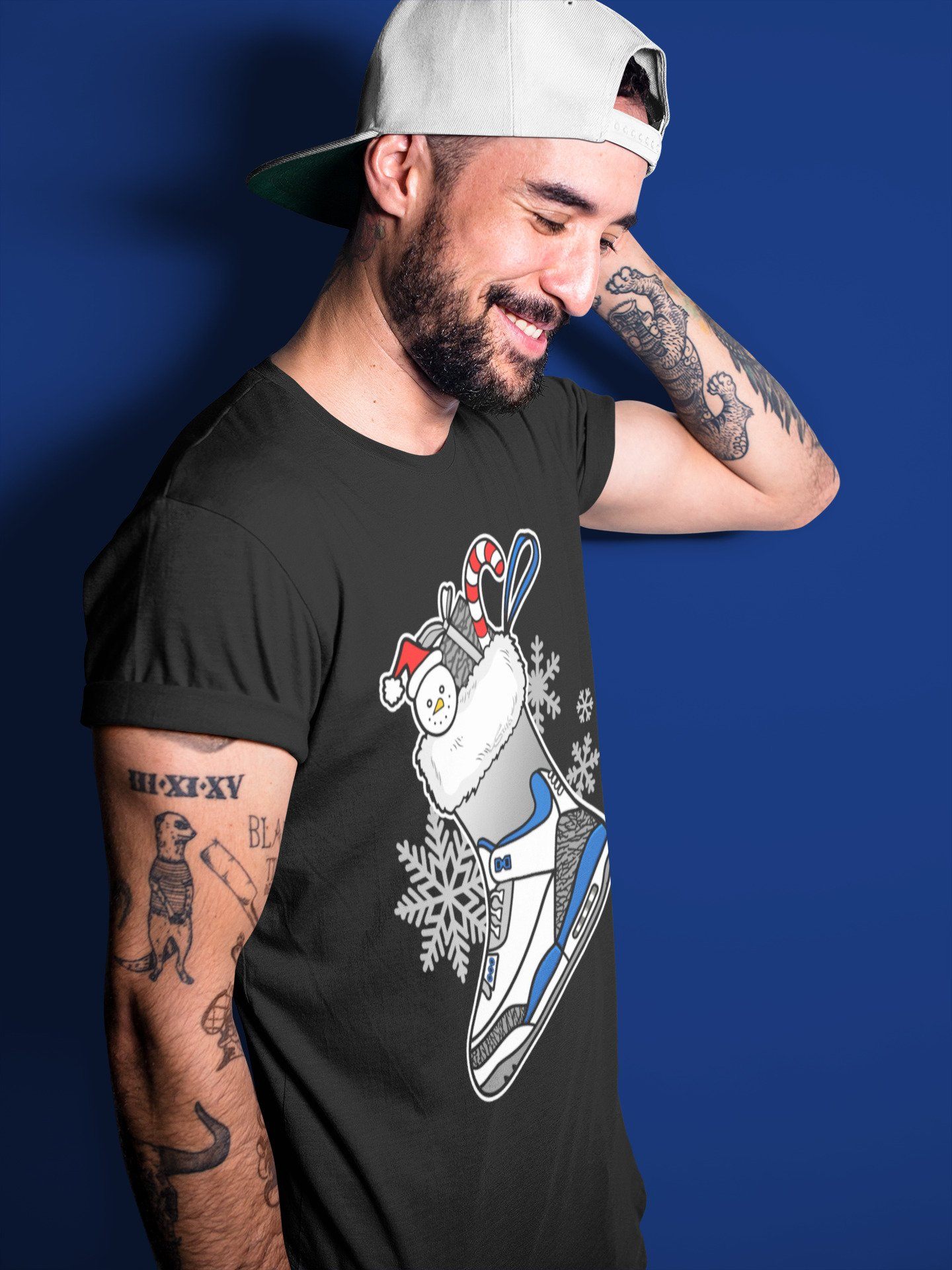 snkmatch Stocking Unisex Tops - Air Jordan 3 Racer Blue