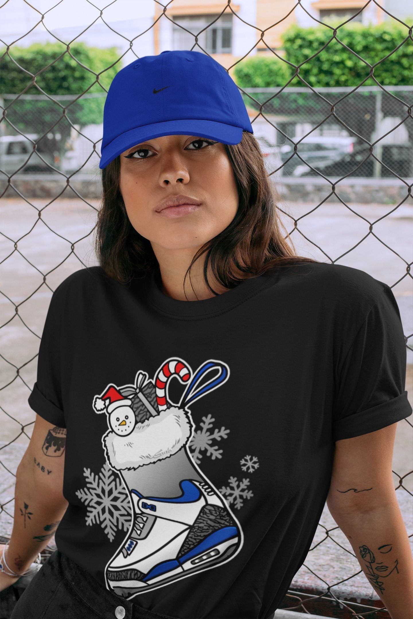 snkmatch Stocking Unisex Tops - Air Jordan 3 Racer Blue