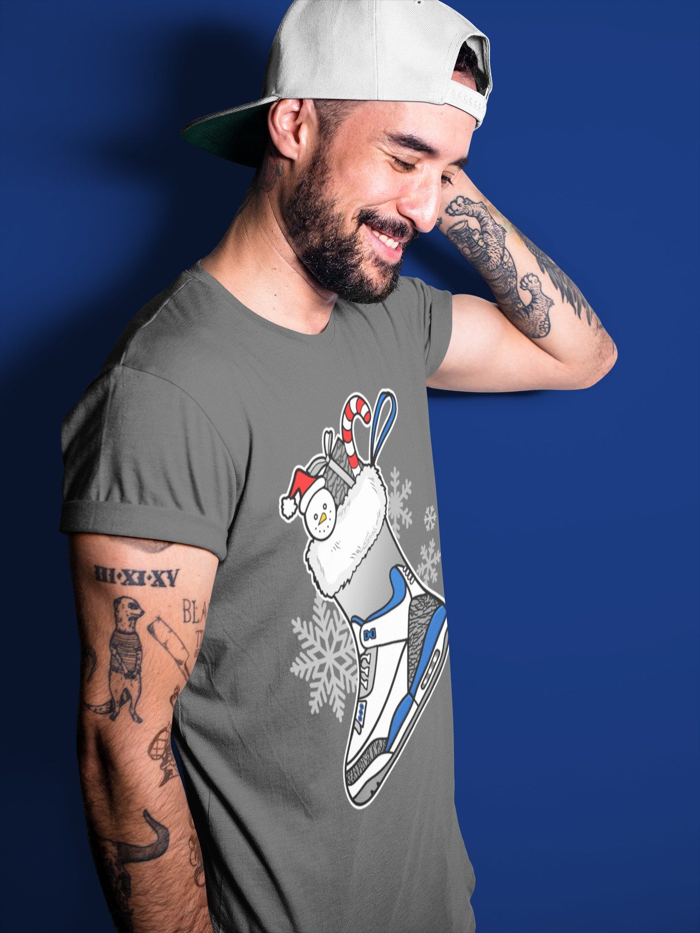 snkmatch Stocking Unisex Tops - Air Jordan 3 Racer Blue