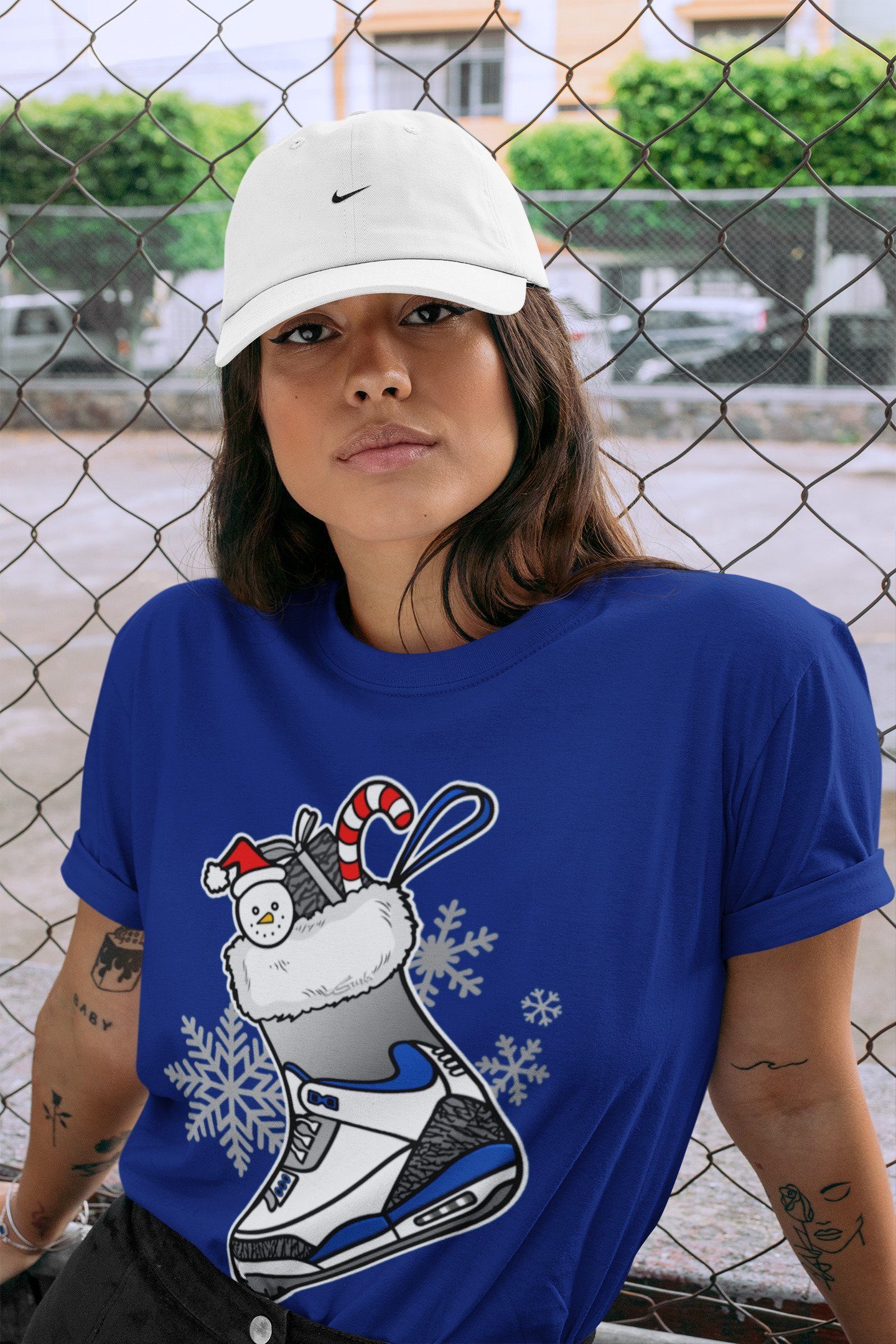 snkmatch Stocking Unisex Tops - Air Jordan 3 Racer Blue