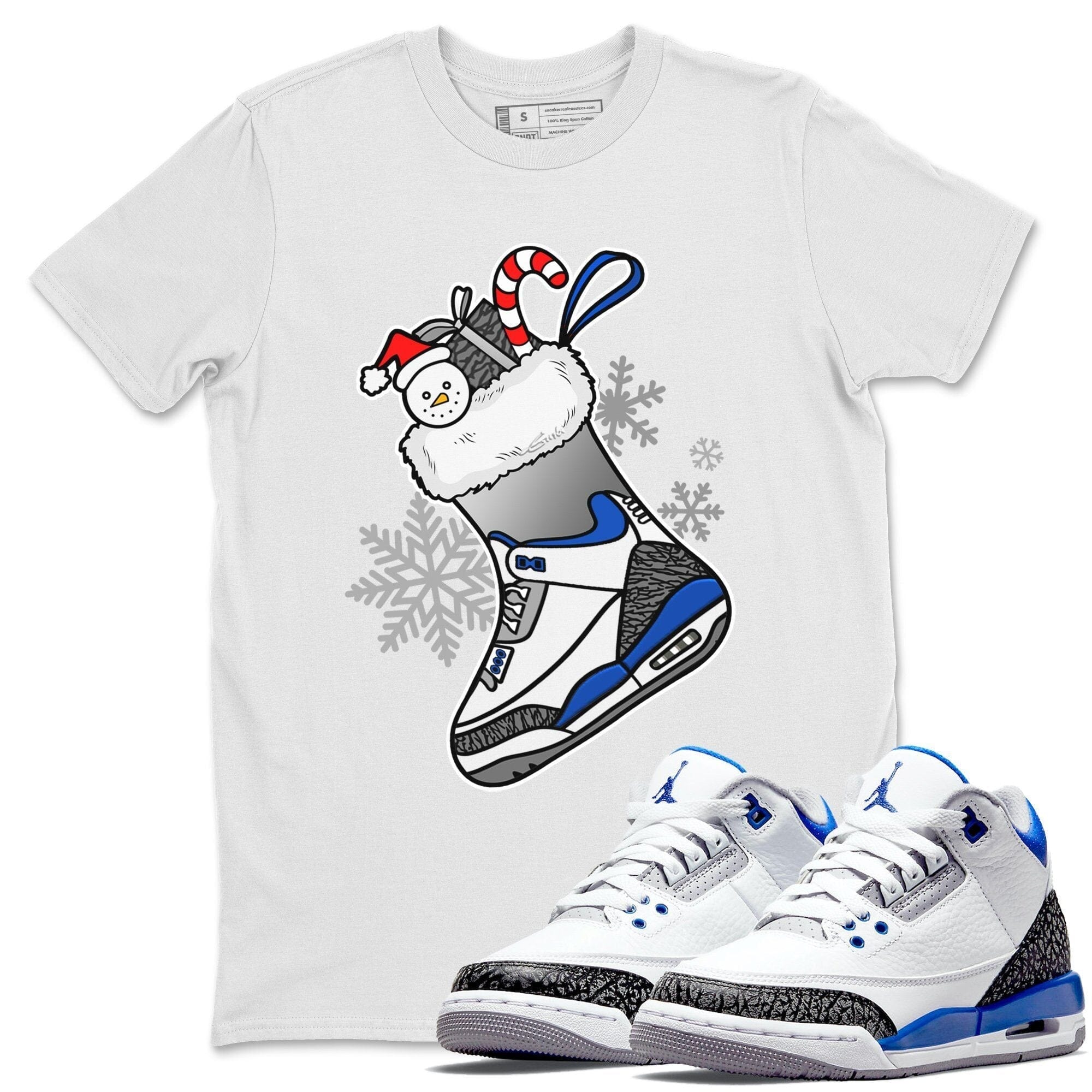 snkmatch Stocking Unisex Tops - Air Jordan 3 Racer Blue