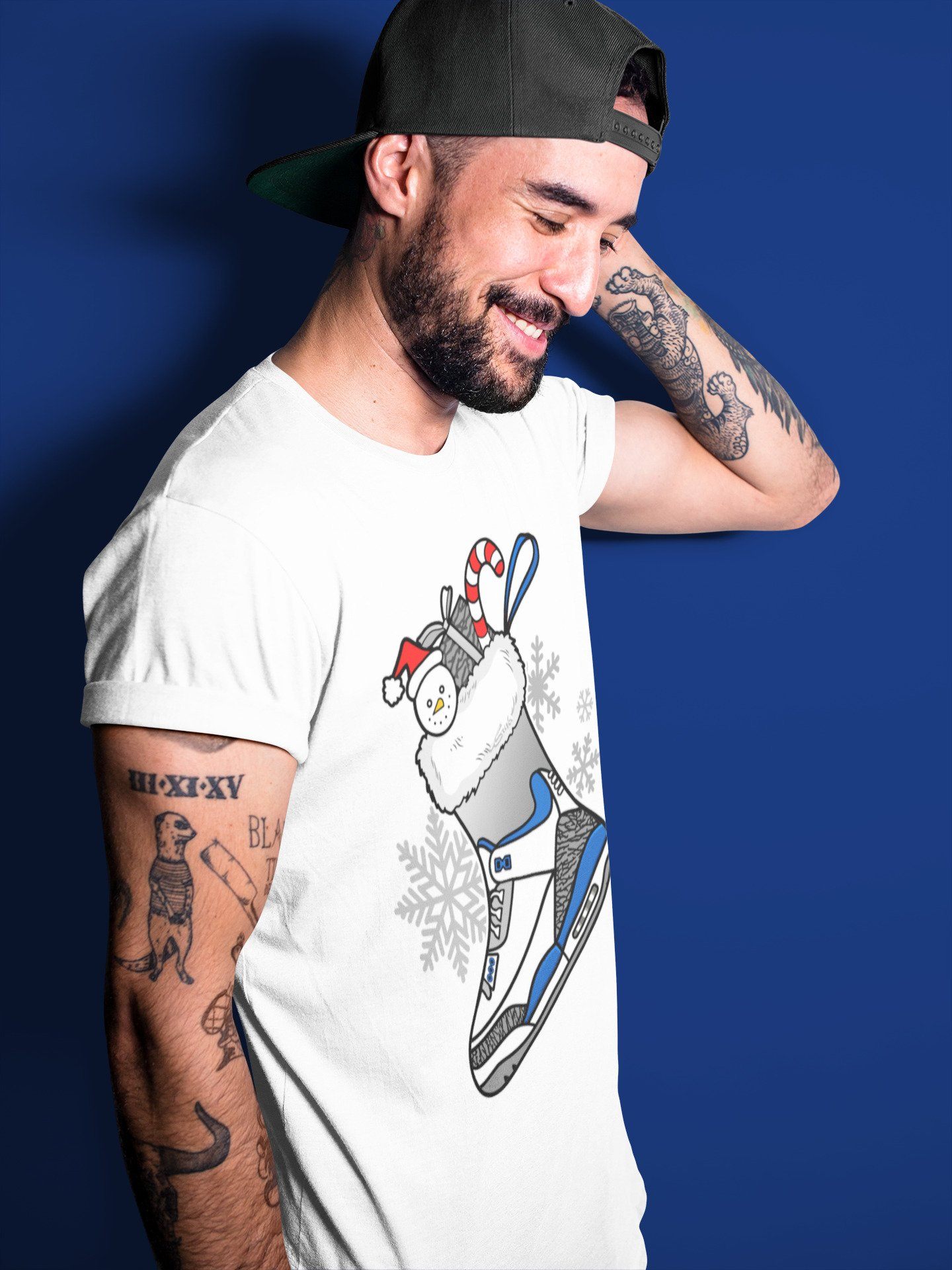snkmatch Stocking Unisex Tops - Air Jordan 3 Racer Blue