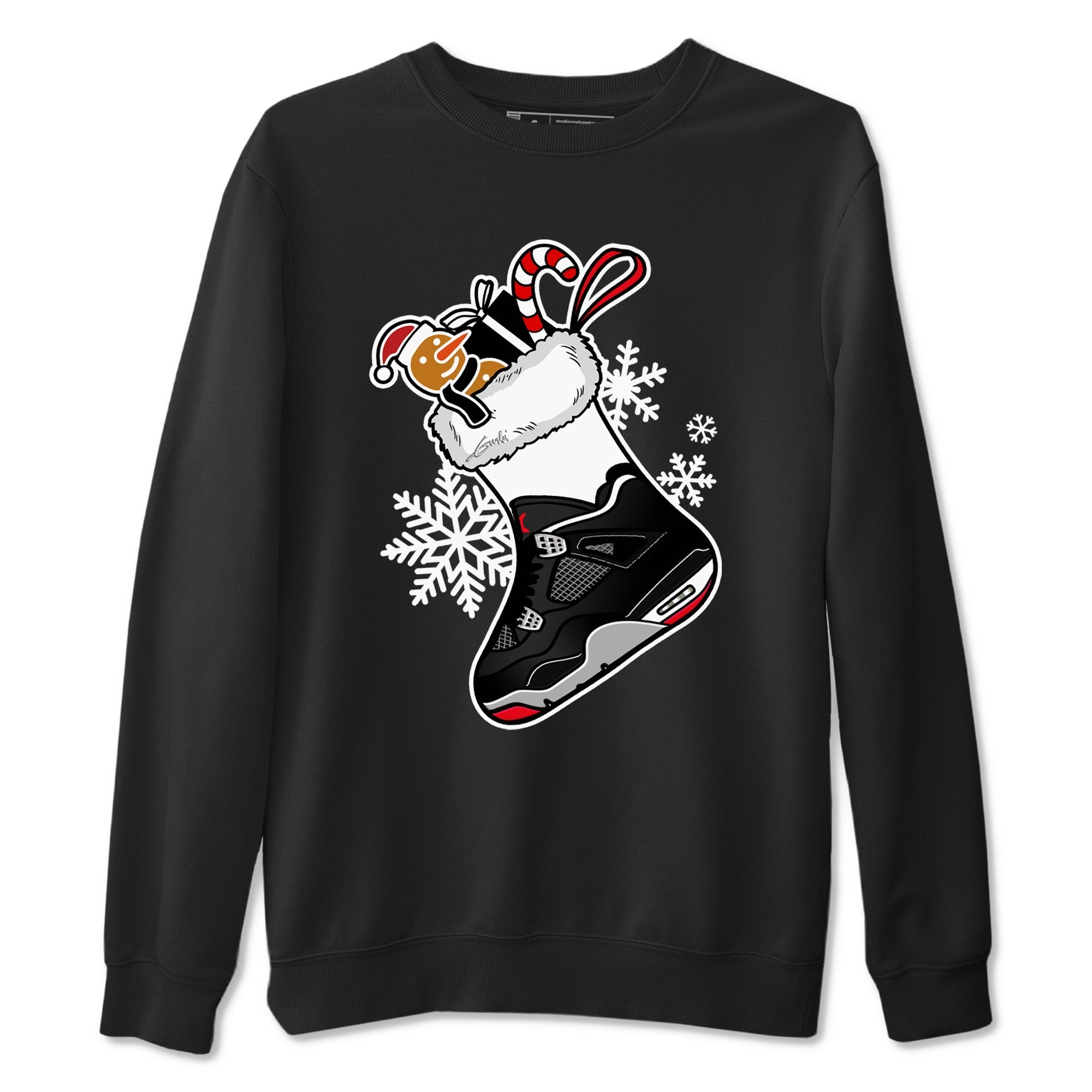 snkmatch Stocking snkmatch Tees - Air Jordan 4 Bred Reimagined