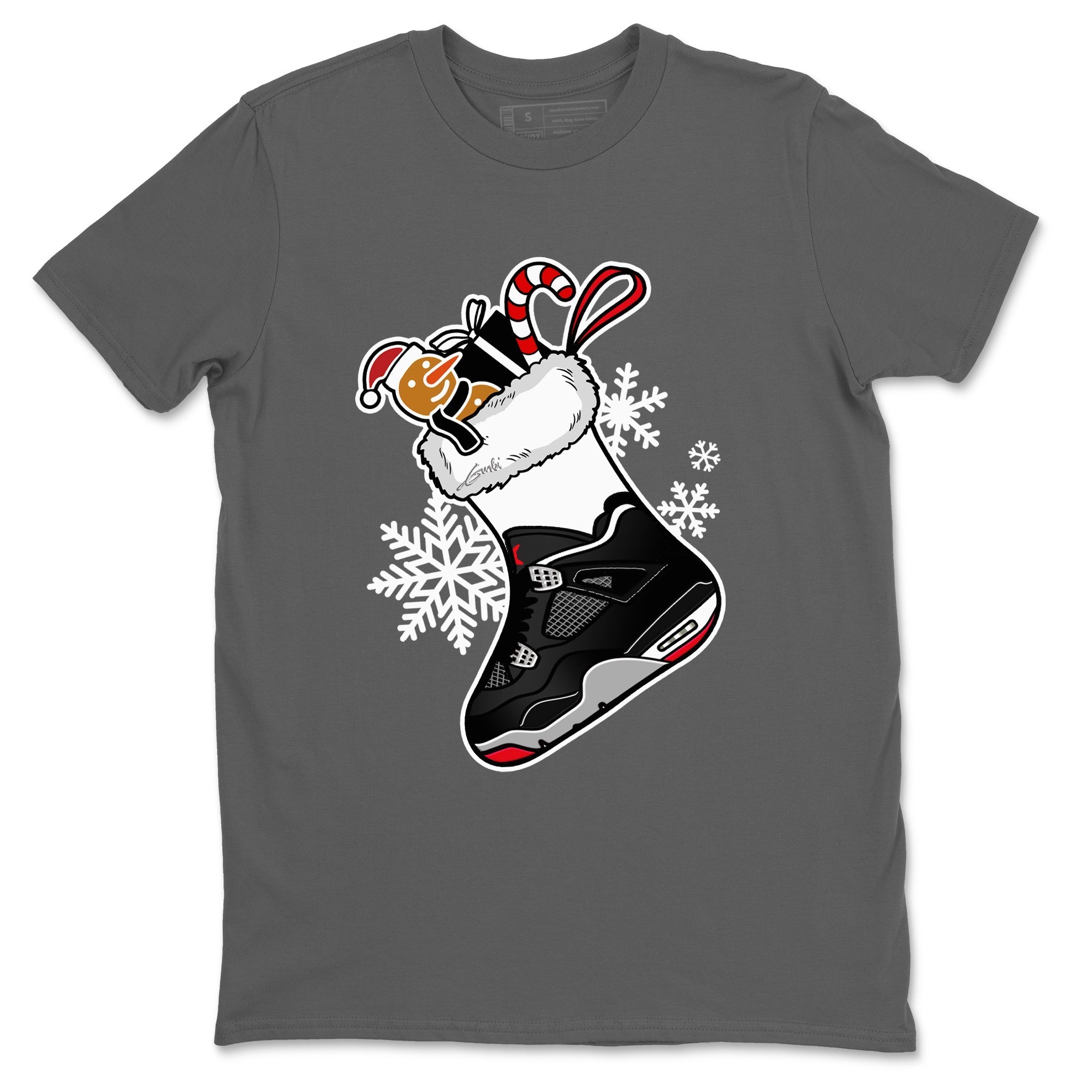 snkmatch Stocking snkmatch Tees - Air Jordan 4 Bred Reimagined