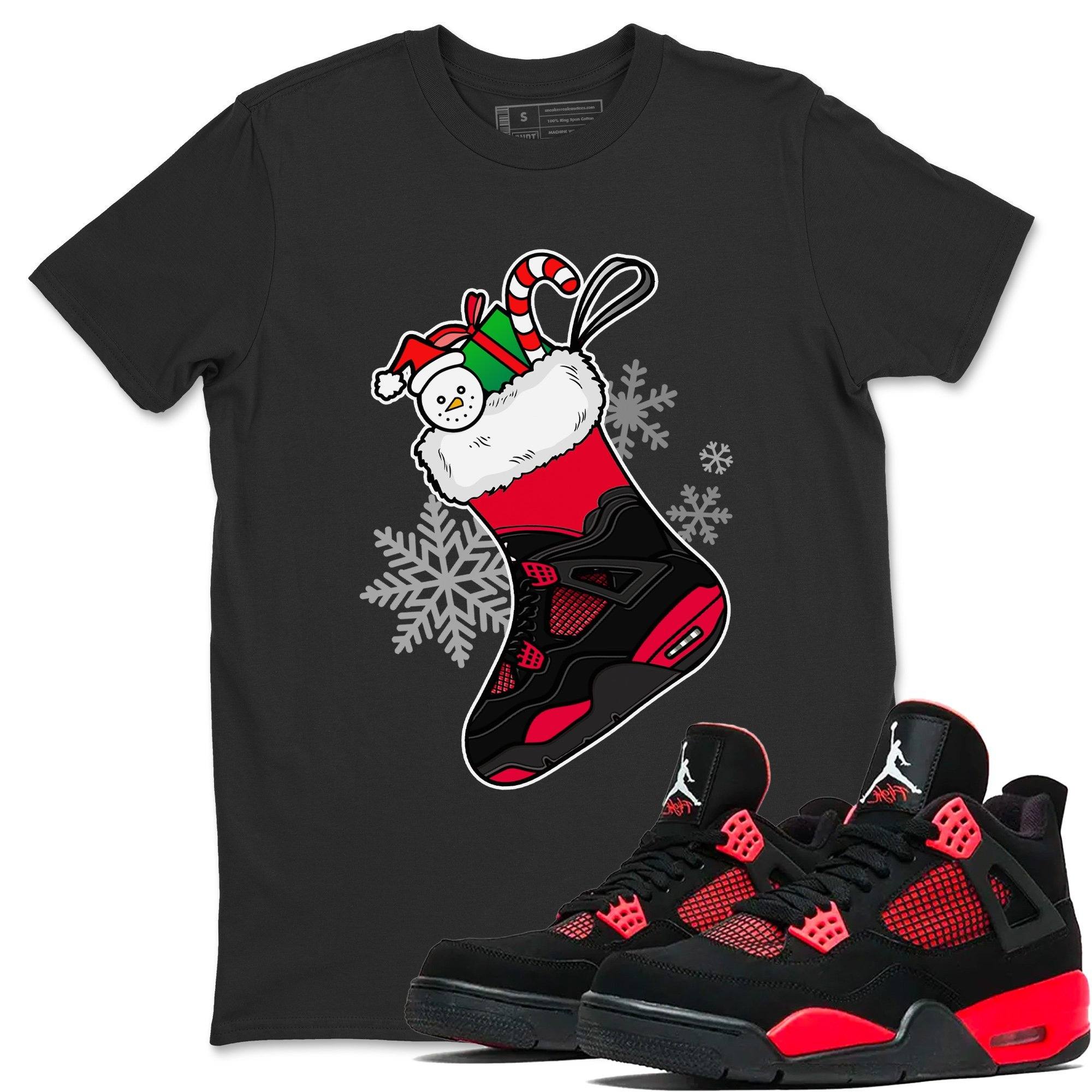 snkmatch Stocking Unisex Tops - Air Jordan 4 Red Thunder