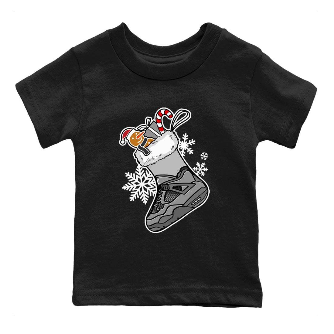 snkmatch Stocking snkmatch Tees Kids - Air Jordan 4 Wet Cement