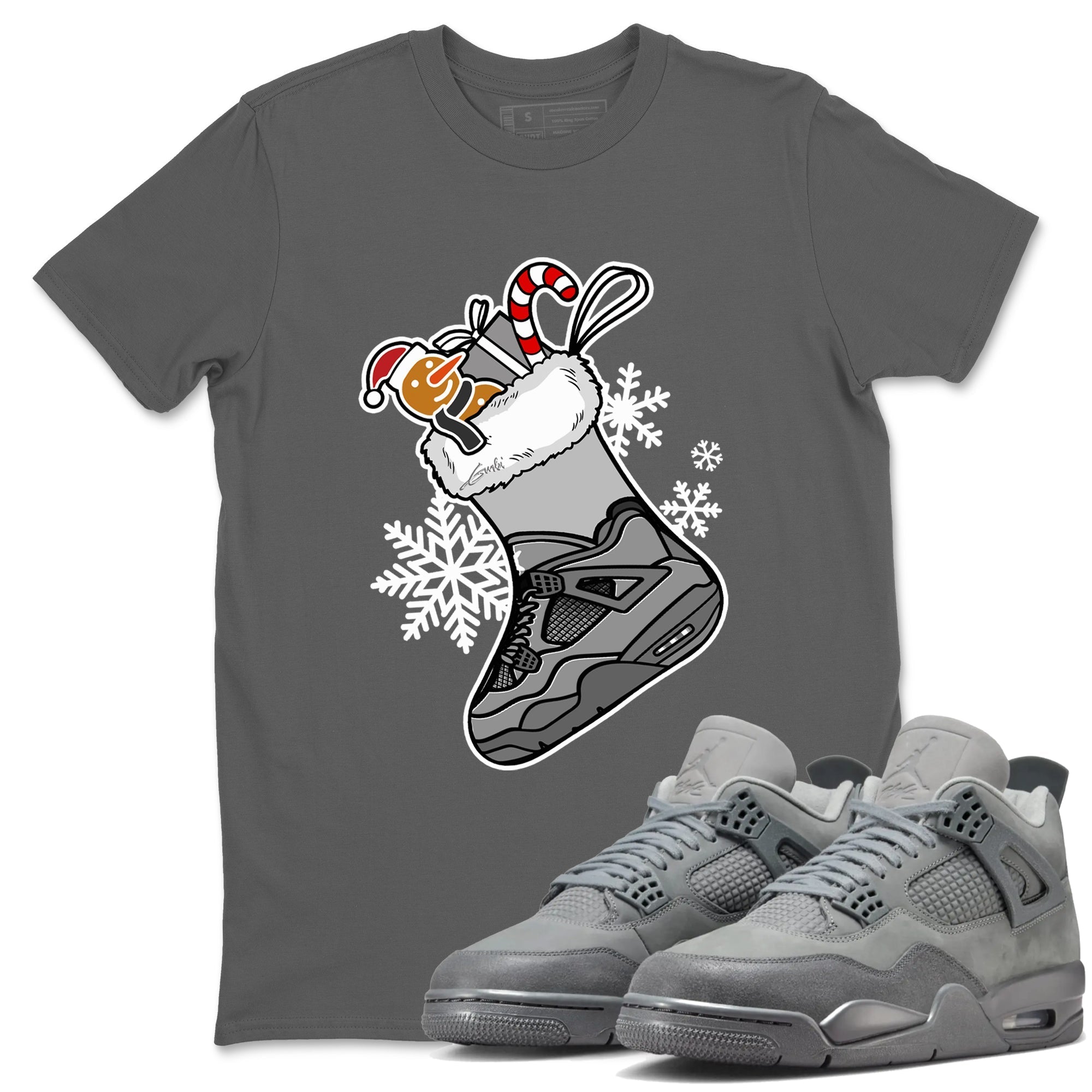 snkmatch Stocking snkmatch Tees - Air Jordan 4 Wet Cement